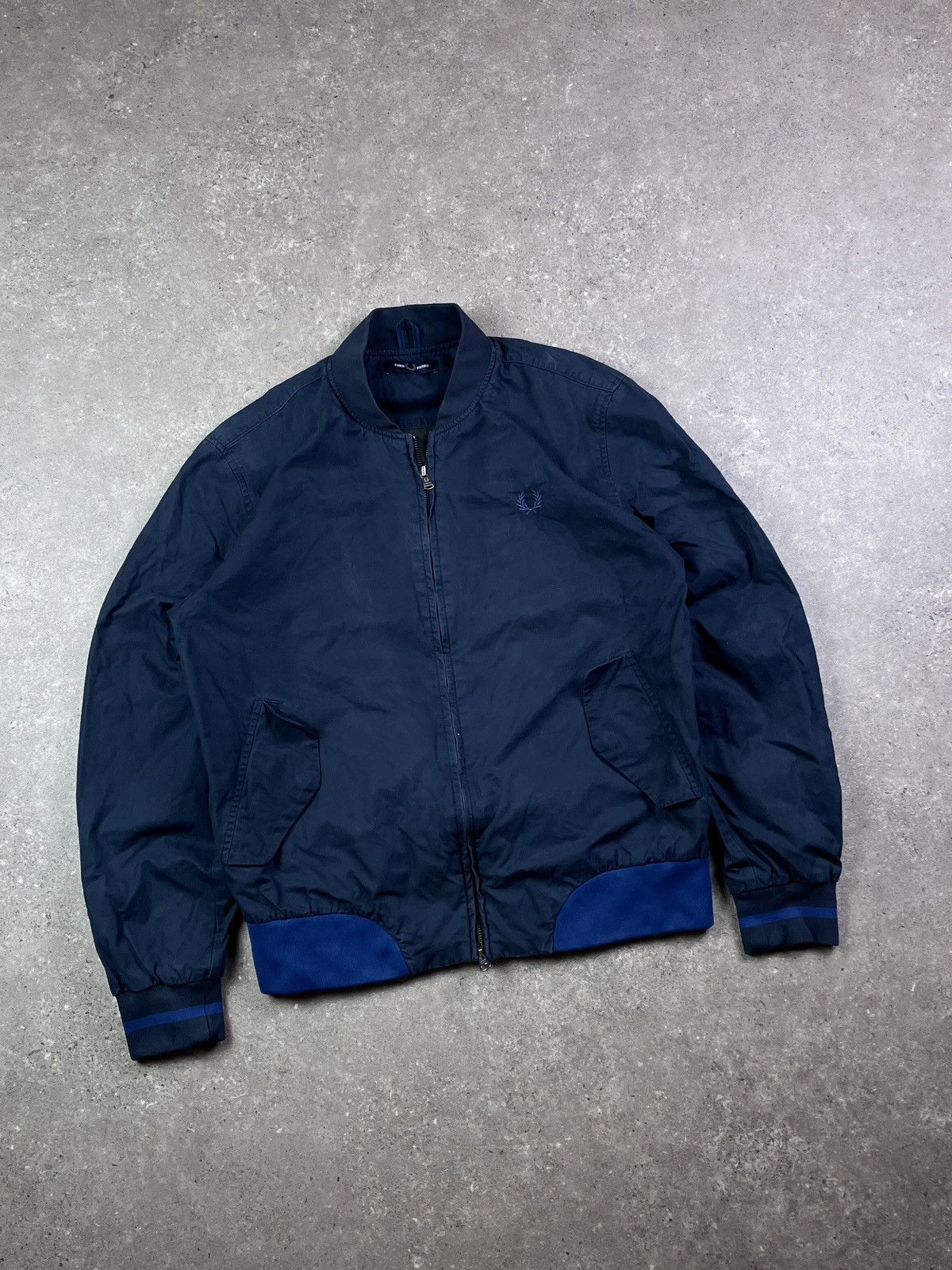 Fred Perry Fred Perry vintage small logo navy bomber jacket Size US M / EU 48-50 / 2 - 1 Thumbnail