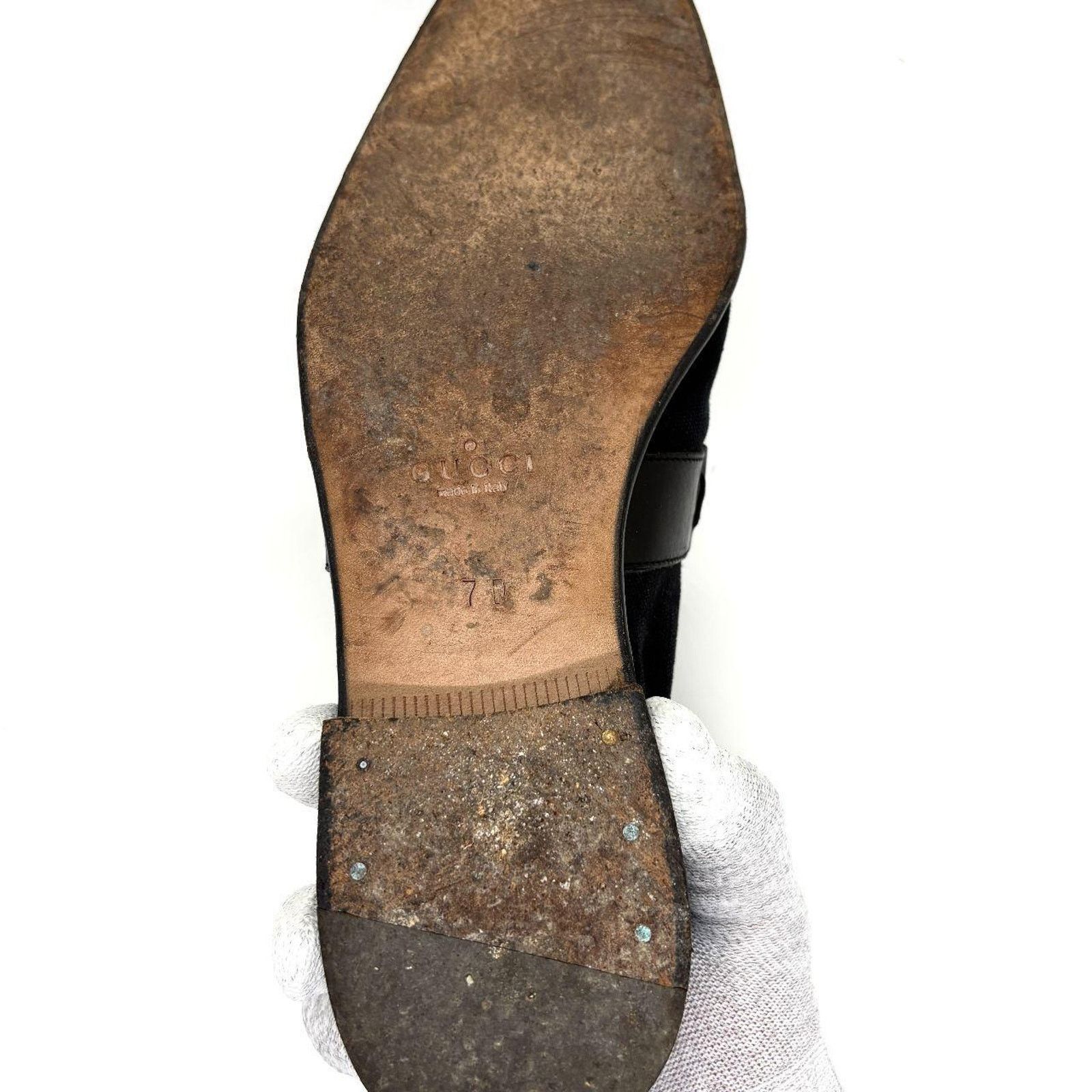 Gucci Horsebit Loafers Black 7D Size US 7 / EU 40 - 6 Thumbnail