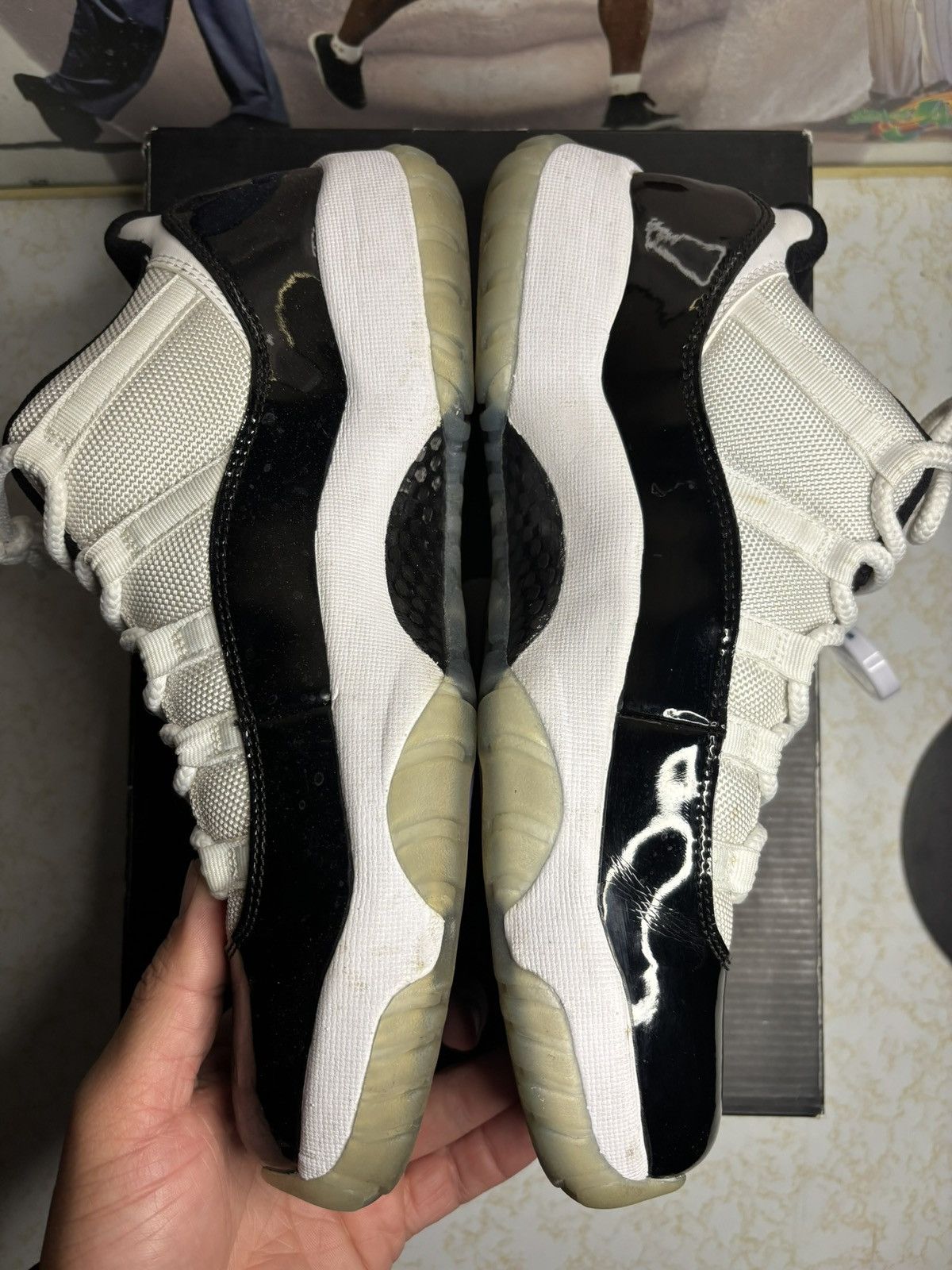 Jordan Brand Air Jordan 11 Retro 2018 Concord 2018 Size US 10 / EU 43 - 3 Thumbnail