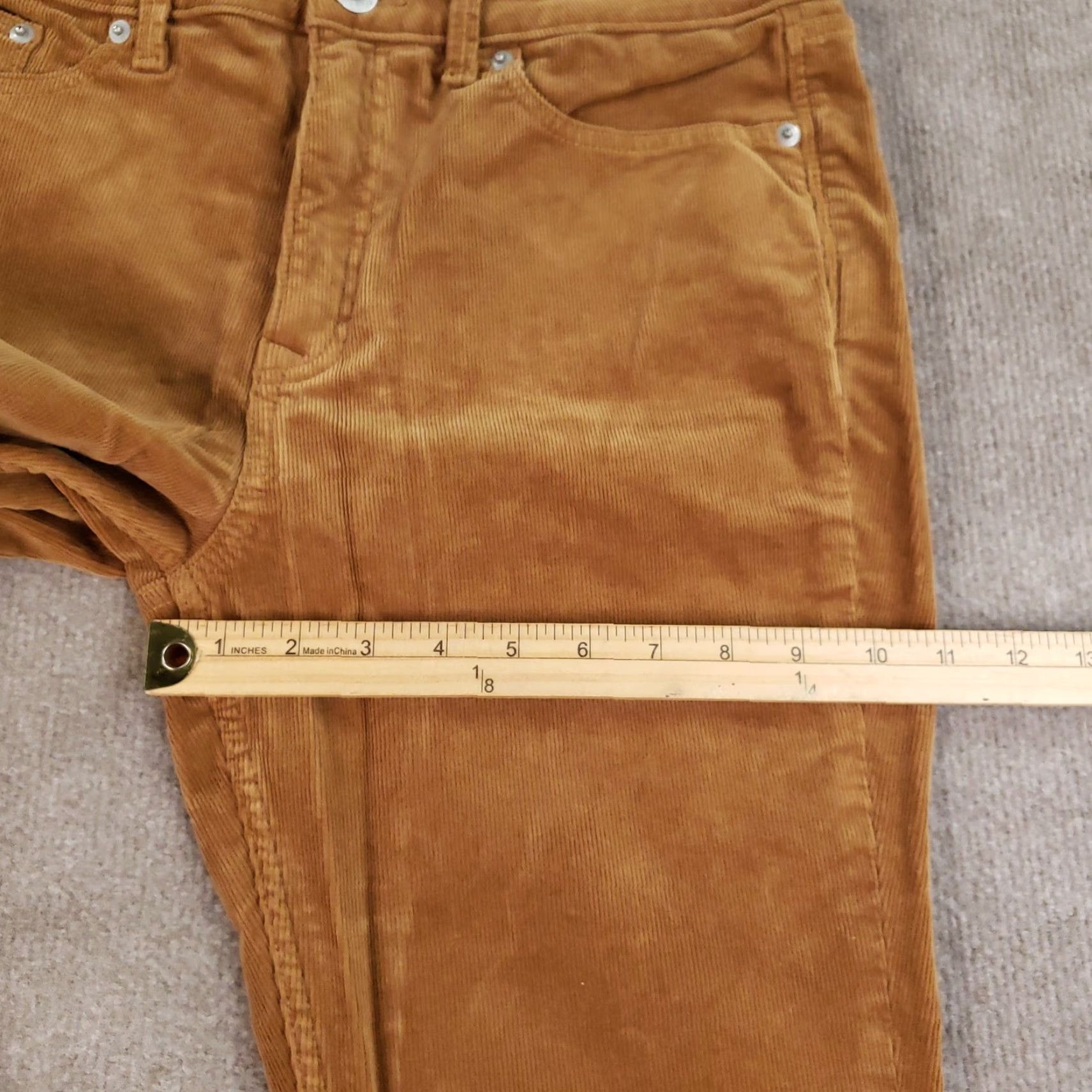 Vineyard Vines Vineyard Vines Pants Mens 30 Brown Corduroy Straight Leg Stretch Casual Size 30" / US 8 / IT 44 - 6 Thumbnail