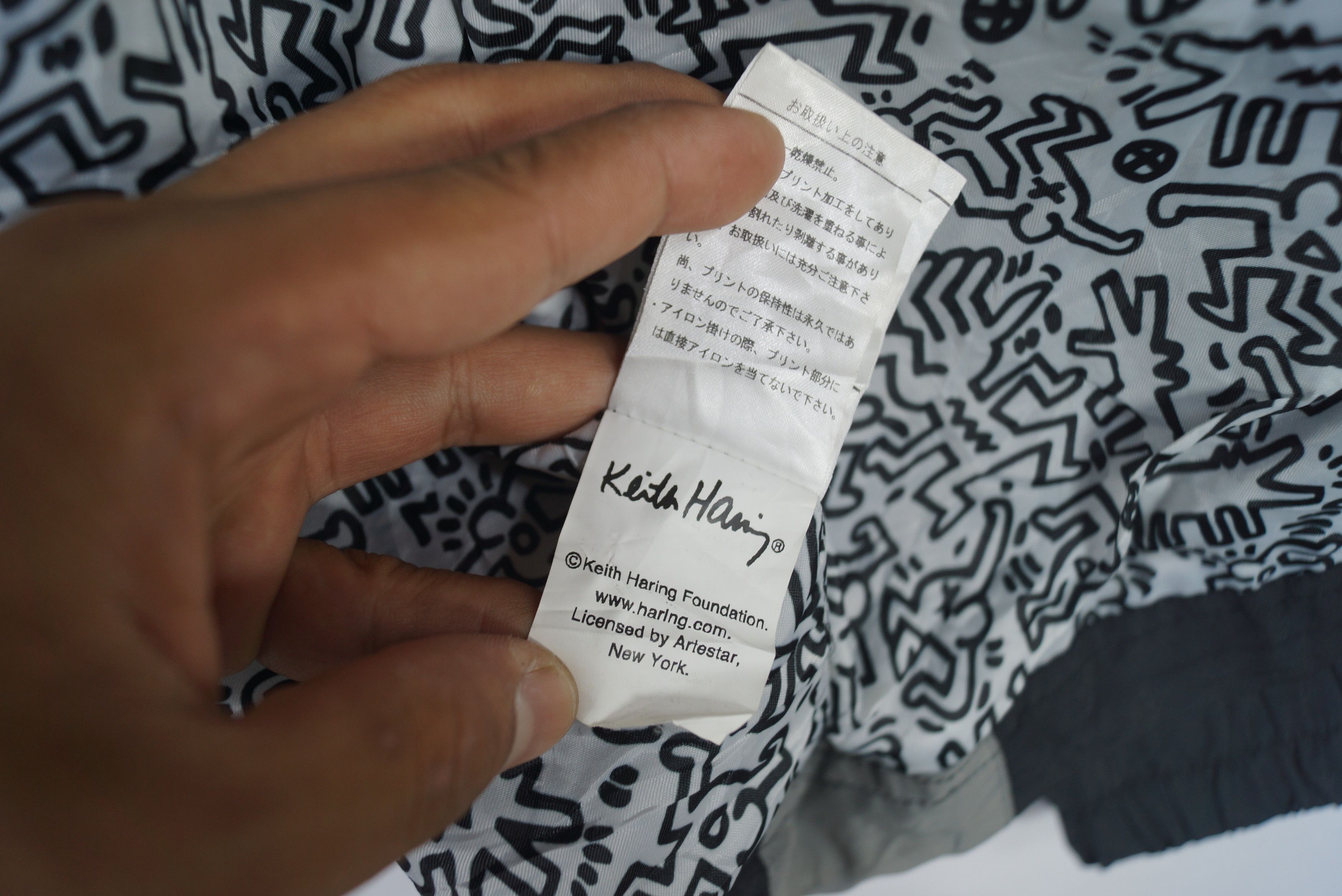 Keith Haring × Vintage Rare Keith Haring X Chari&Co Light Jacket Buttonup Size US XL / EU 56 / 4 - 6 Thumbnail