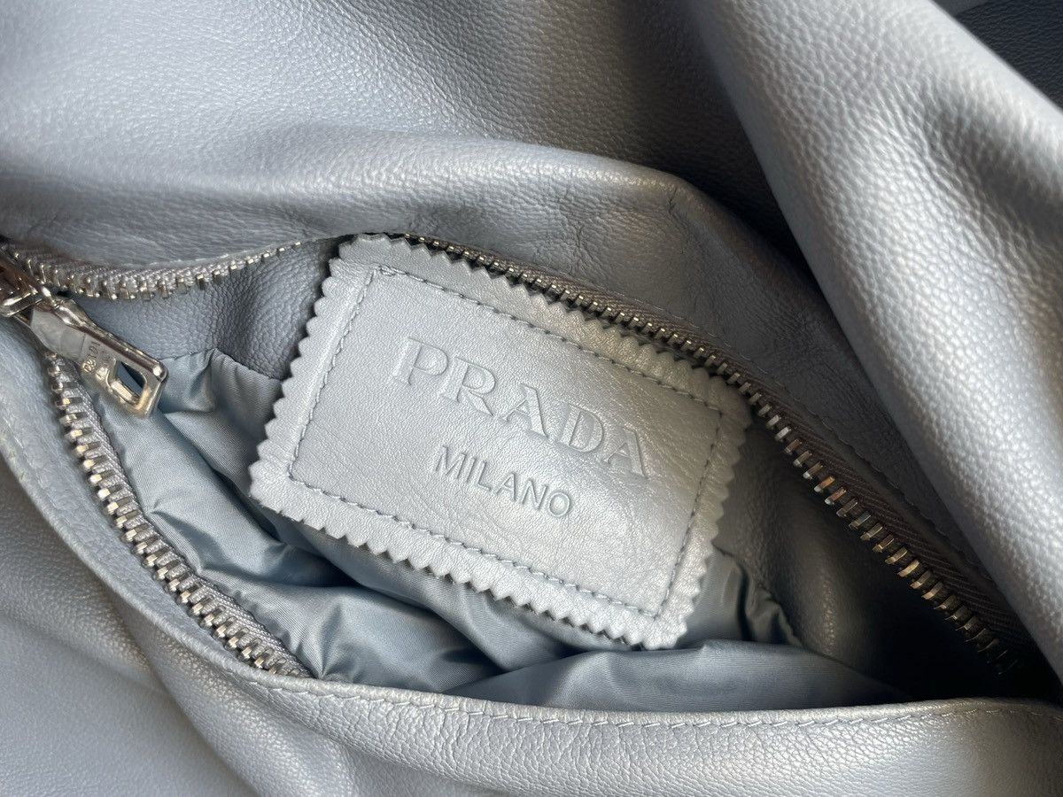 Prada Prada Leather/Nylon Reversible Jacket Size US M / EU 48-50 / 2 - 8 Thumbnail