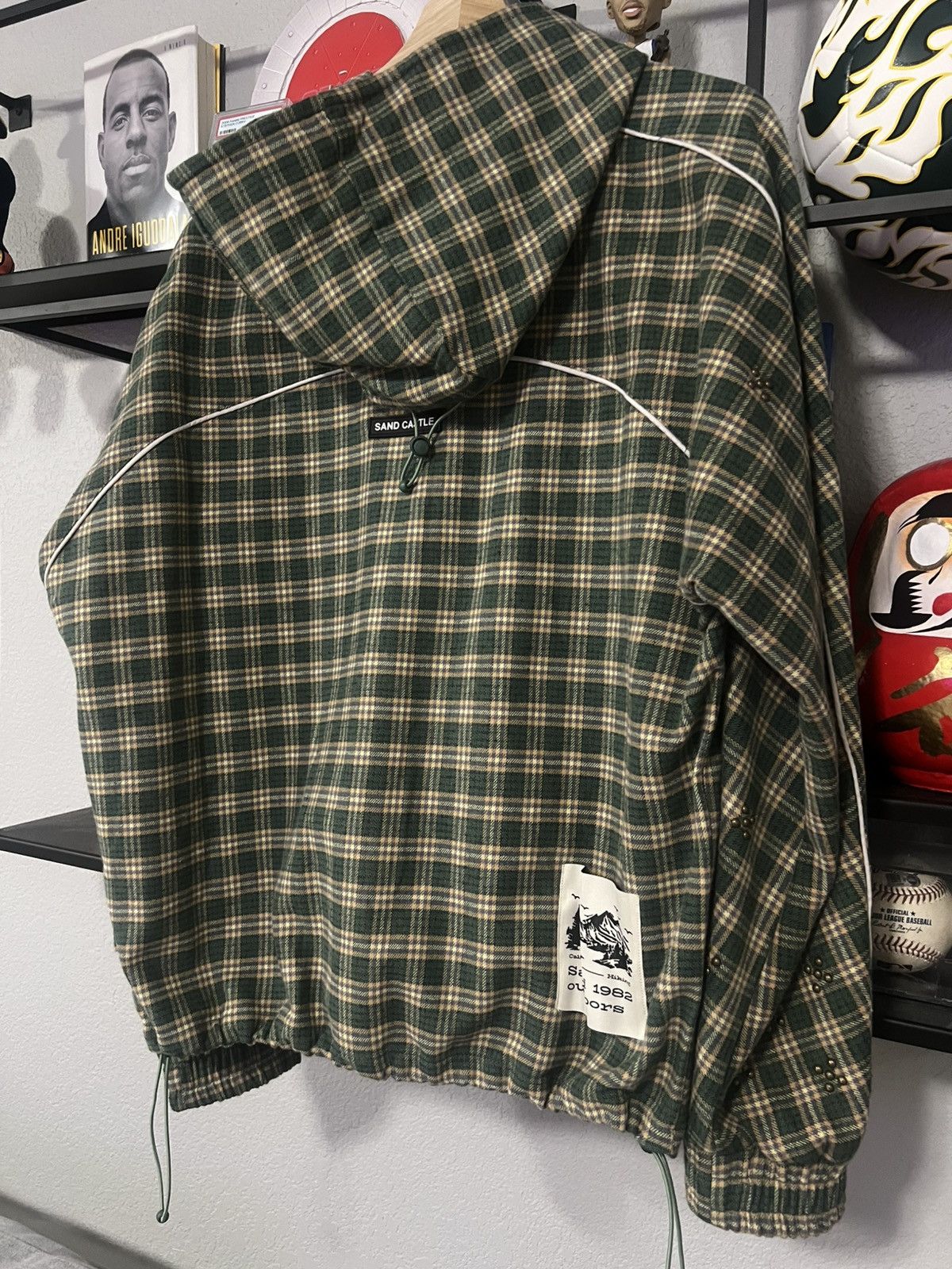SAND Sandcastle Atelier Green Plaid Jacket M Size US M / EU 48-50 / 2 - 6 Thumbnail