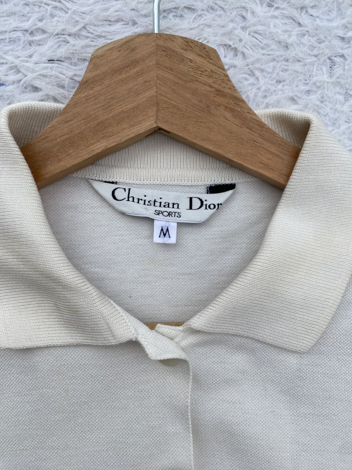 Christian Dior Monsieur Rare Vintage 90s Christian Dior Sport Spellout Polo Shirt Size US M / EU 48-50 / 2 - 9 Thumbnail