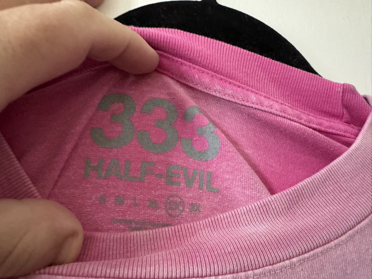 Half Evil Pink Ombre Half Evil 333 Graphic T-Shirt. Size US XXL / EU 58 / 5 - 3 Thumbnail