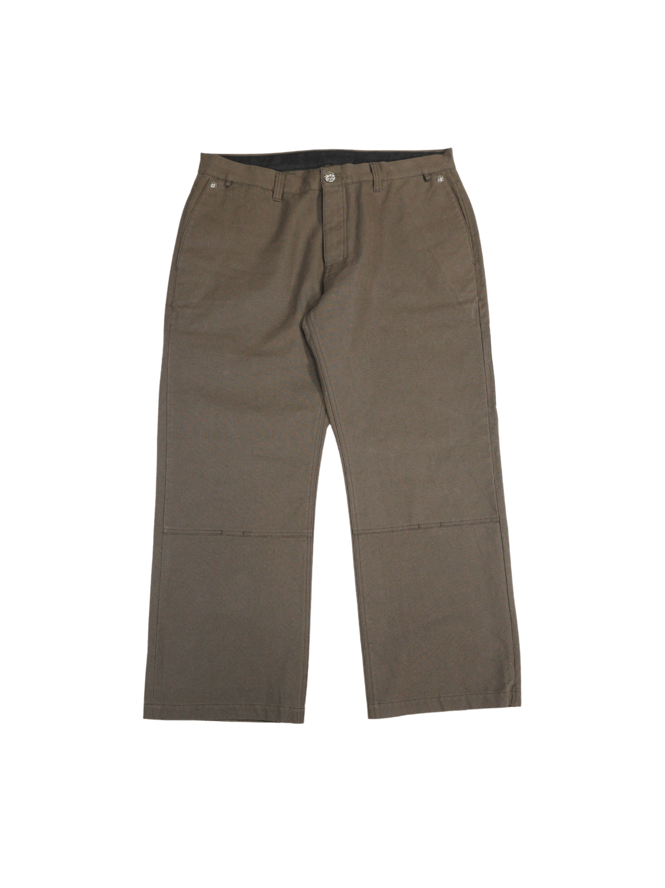 Chrome Hearts Chrome Hearts Brown Patch Work Pants - 40 Size US 40 / EU 56 - 2 Thumbnail