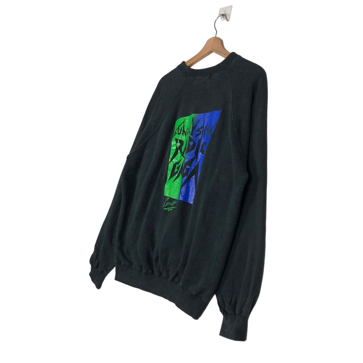 Japanese Brand 🔥VINTAGE SWEATSHIRT BAND Y2K MANASURO BIG LOGO Size US M / EU 48-50 / 2 - 3 Thumbnail