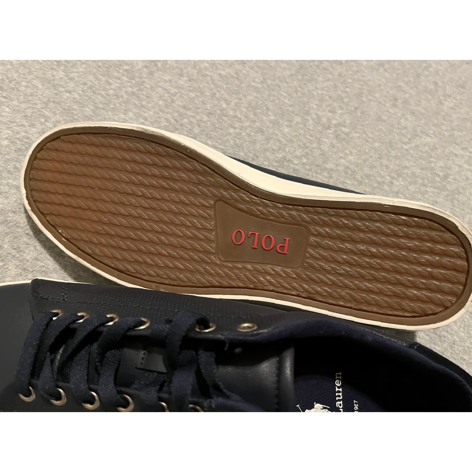 Polo Ralph Lauren Polo Ralph Lauren Longwood Navy Perf Nappa Smooth Calf Swan Suede Shoes Mens 9D Blue Leather Sneaker Casual Shoes Mens 9 Size US M / EU 48-50 / 2 - 7 Thumbnail
