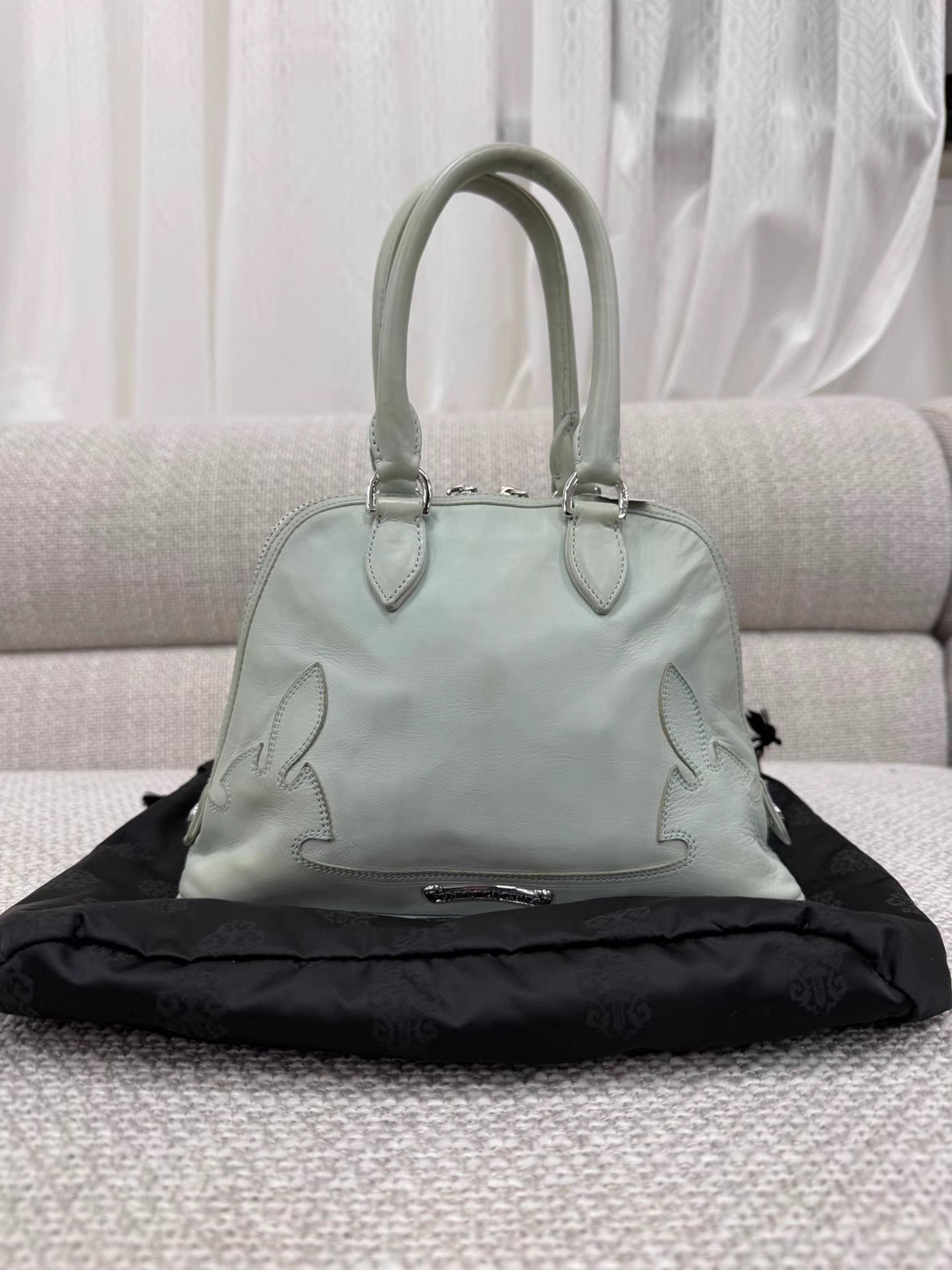 Chrome Hearts 【Chrome Hearts Sky Blue Seoul Exclusive Shell Bag】 Size ONE SIZE - 7 Thumbnail