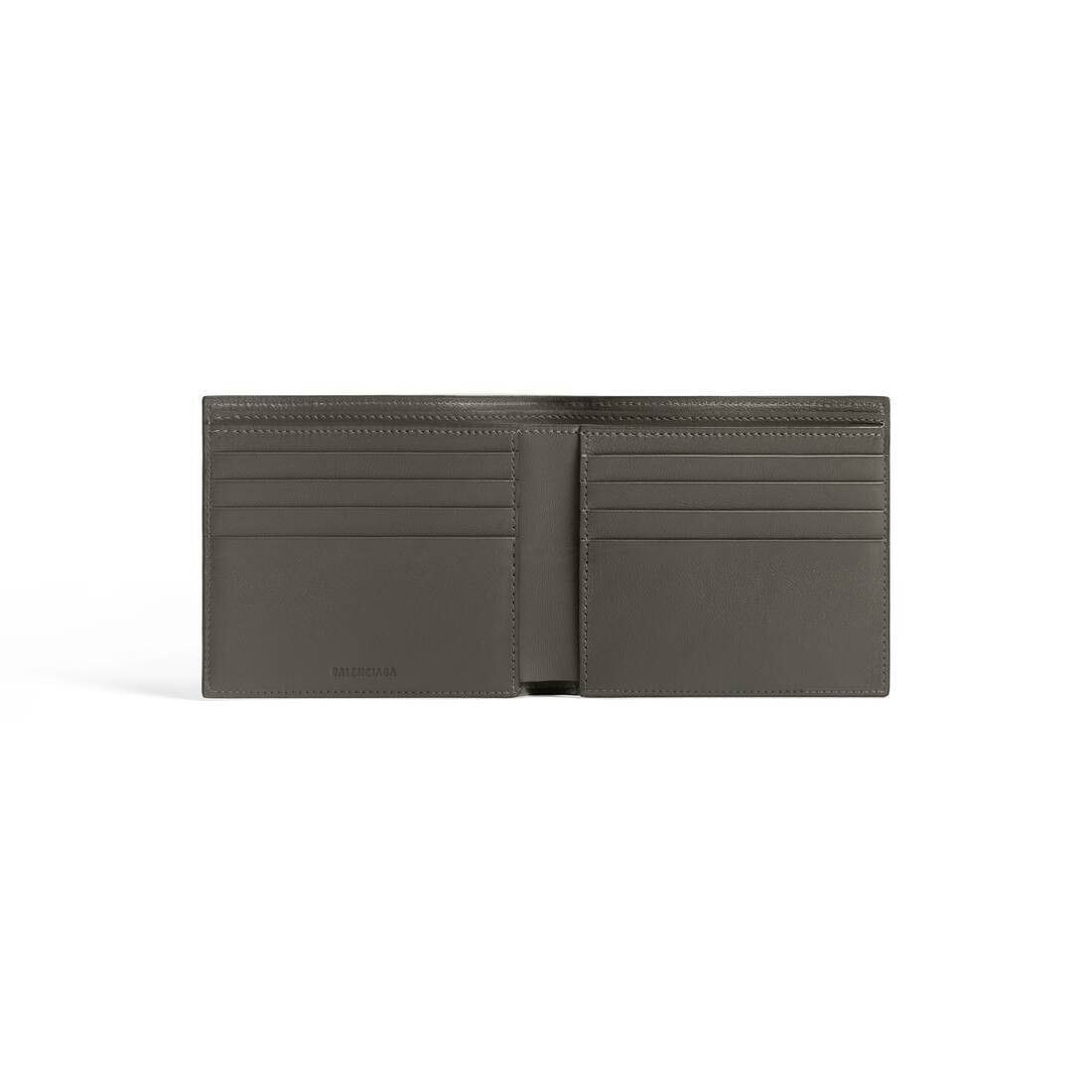 Balenciaga o1mt1gz0924 Size: OS / Cash Coin Folded Wallet in Grey Size ONE SIZE - 3 Thumbnail