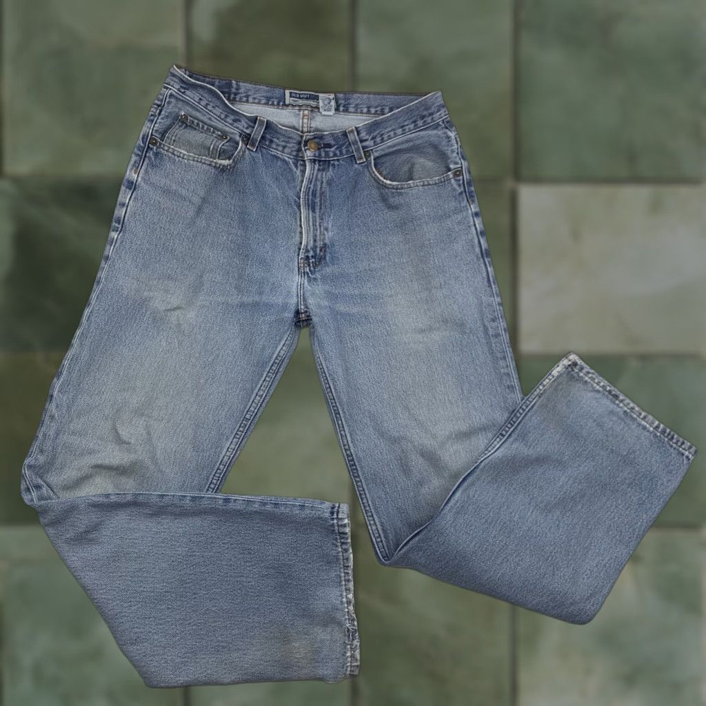 Old Navy VINTAGE Old Navy Jeans Men's 33 Blue Regular Fit Straight Leg Denim Y2K Grunge Size US 33 - 1 Thumbnail