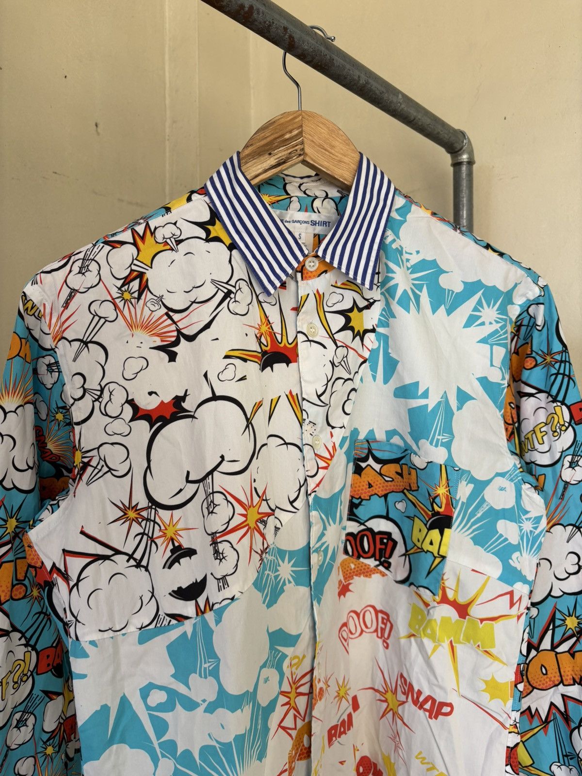 CDG by Comme des Garcons CDG Shirt Shirt - AW18 Comic Book Print Shirt Multi Size US S / EU 44-46 / 1 - 3 Thumbnail