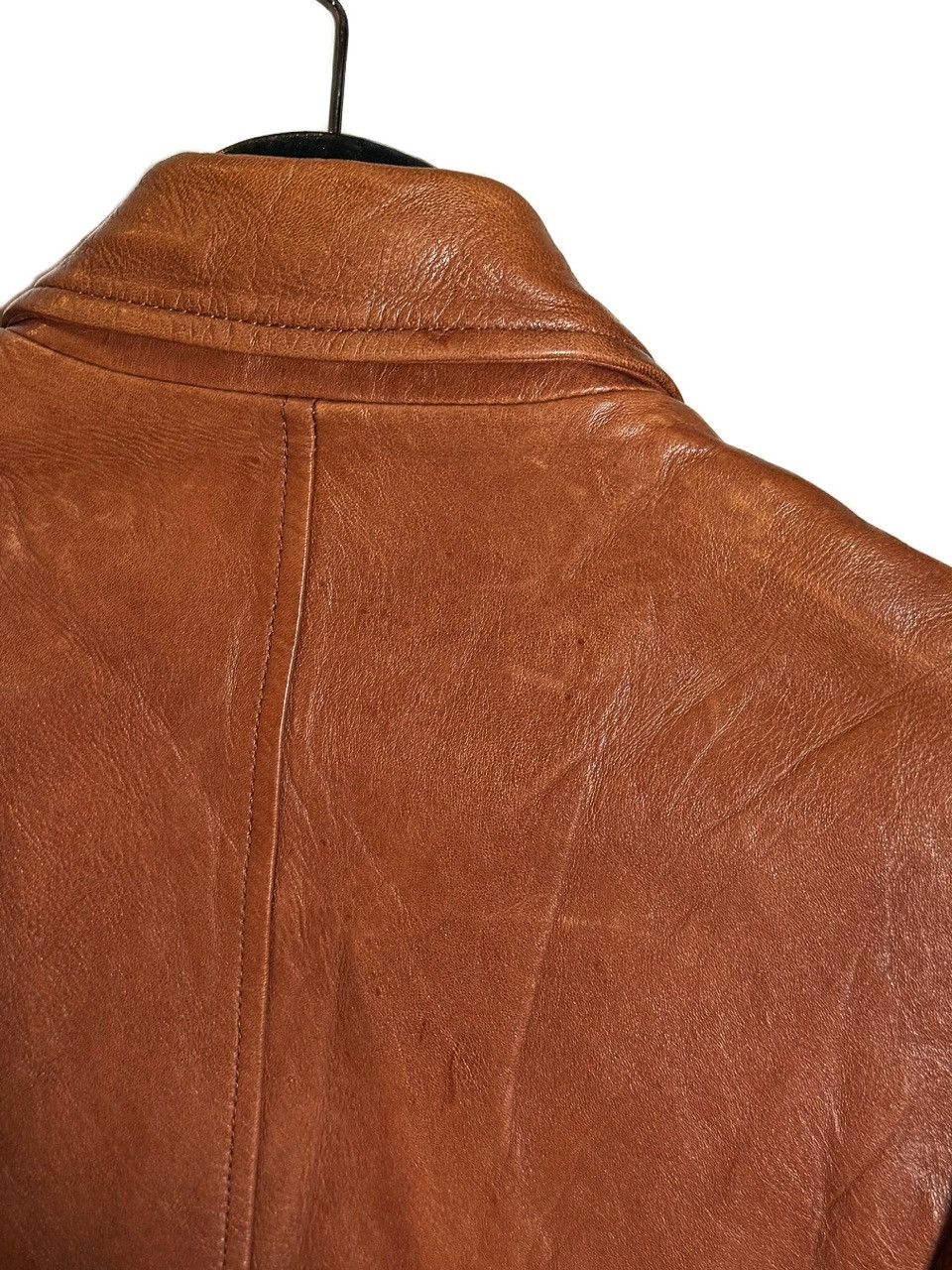 Marc Jacobs Marc Jacobs Cognac Brown Leather Jacket Size US M / EU 48-50 / 2 - 4 Thumbnail