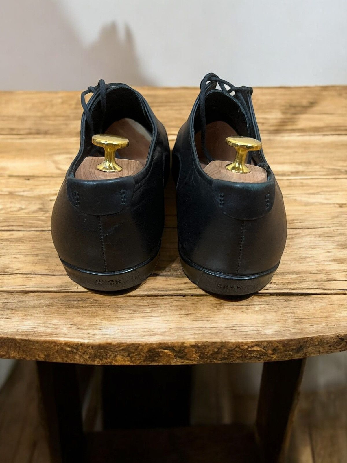 Hugo Boss Hugo Boss black leather formal shoes size 43 Size US 9.5 / EU 42-43 - 4 Thumbnail