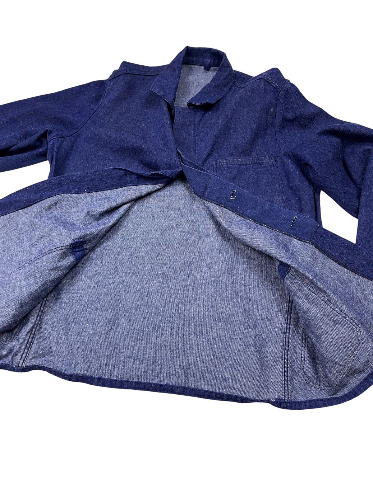 Le Laboureur Vintage 60s Sanfor Jacket French Chore Coat Vetra Workwear Size US M / EU 48-50 / 2 - 9 Thumbnail