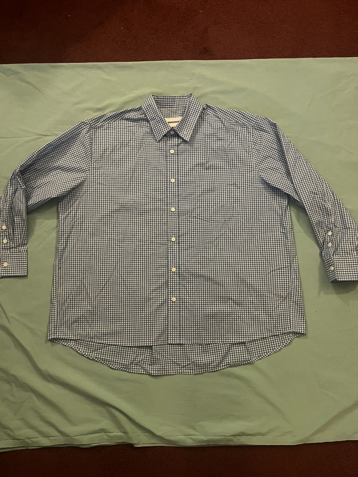 ADER error Blue Check Shirt