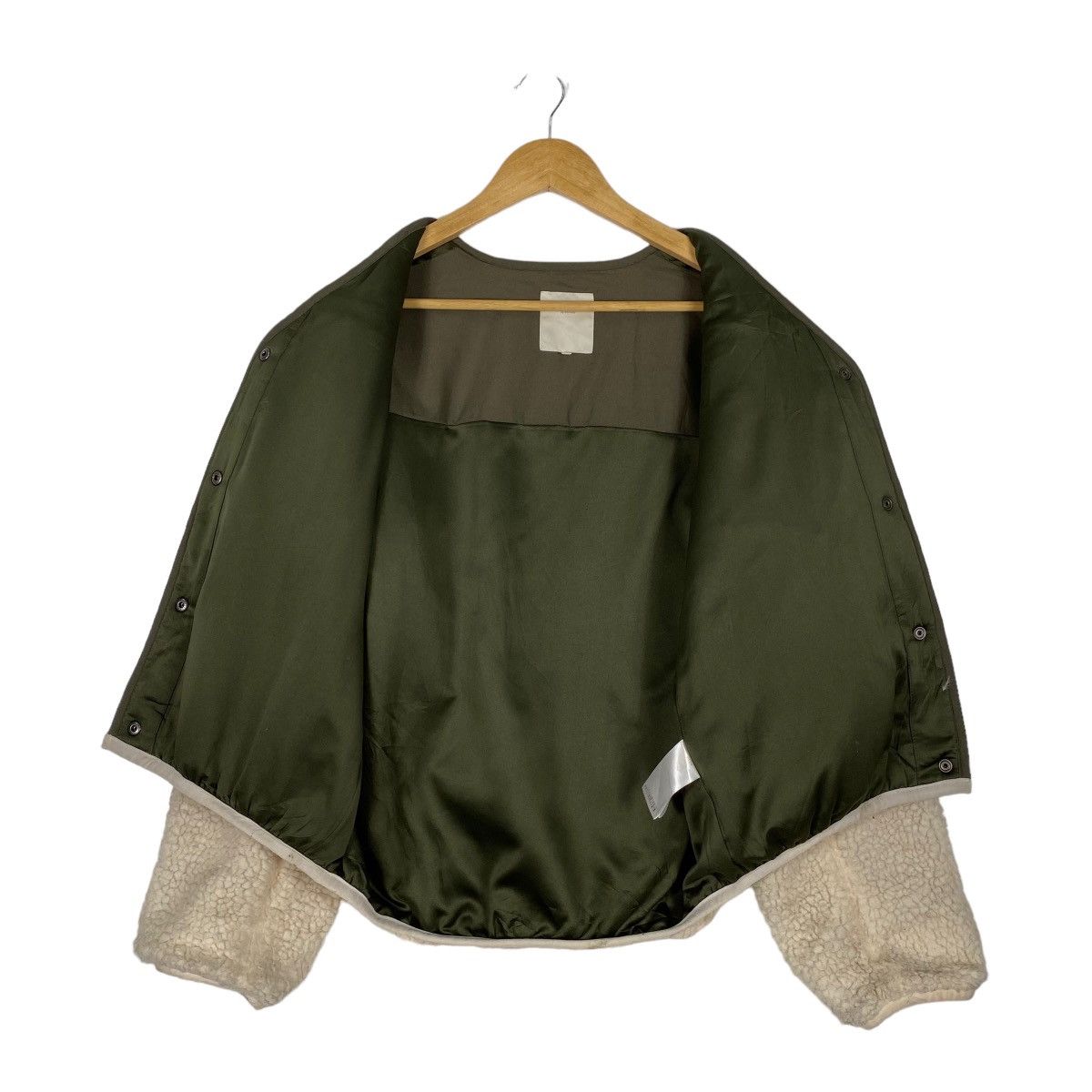 Beams Plus × Japanese Brand Beam X B'ming cropped fleece button up jacket Size US S / EU 44-46 / 1 - 5 Thumbnail