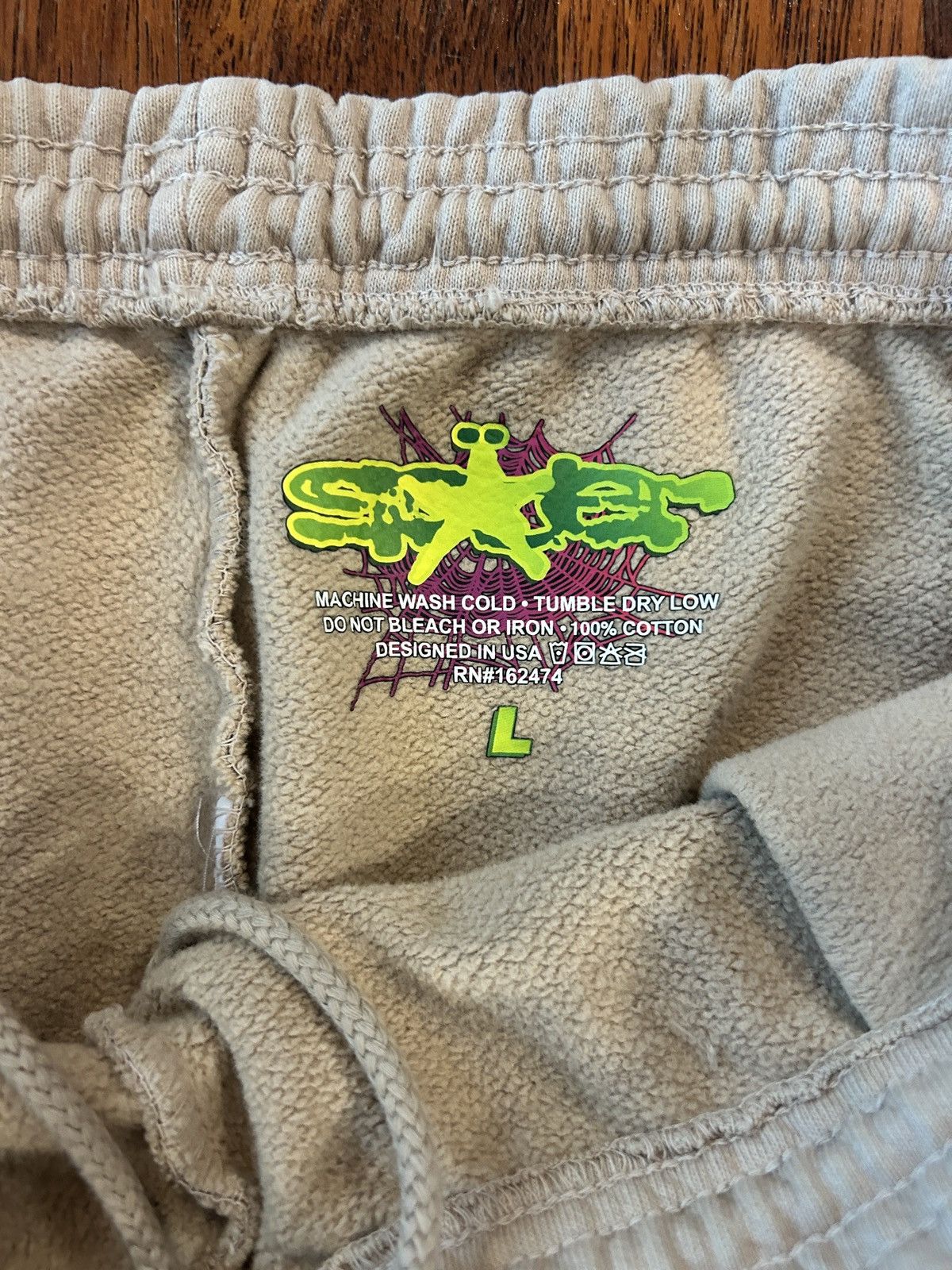 Sp5der Sp5der Beluga Sweatpants Sand Size L Size US 34 / EU 50 - 2 Thumbnail