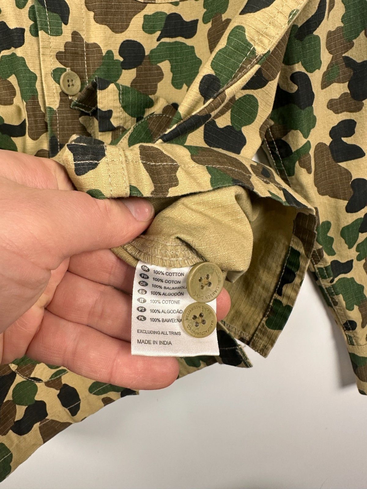 Dickies Dickies Kempton Over Shirt Camo Jacket Mens Size S Size US S / EU 44-46 / 1 - 6 Thumbnail