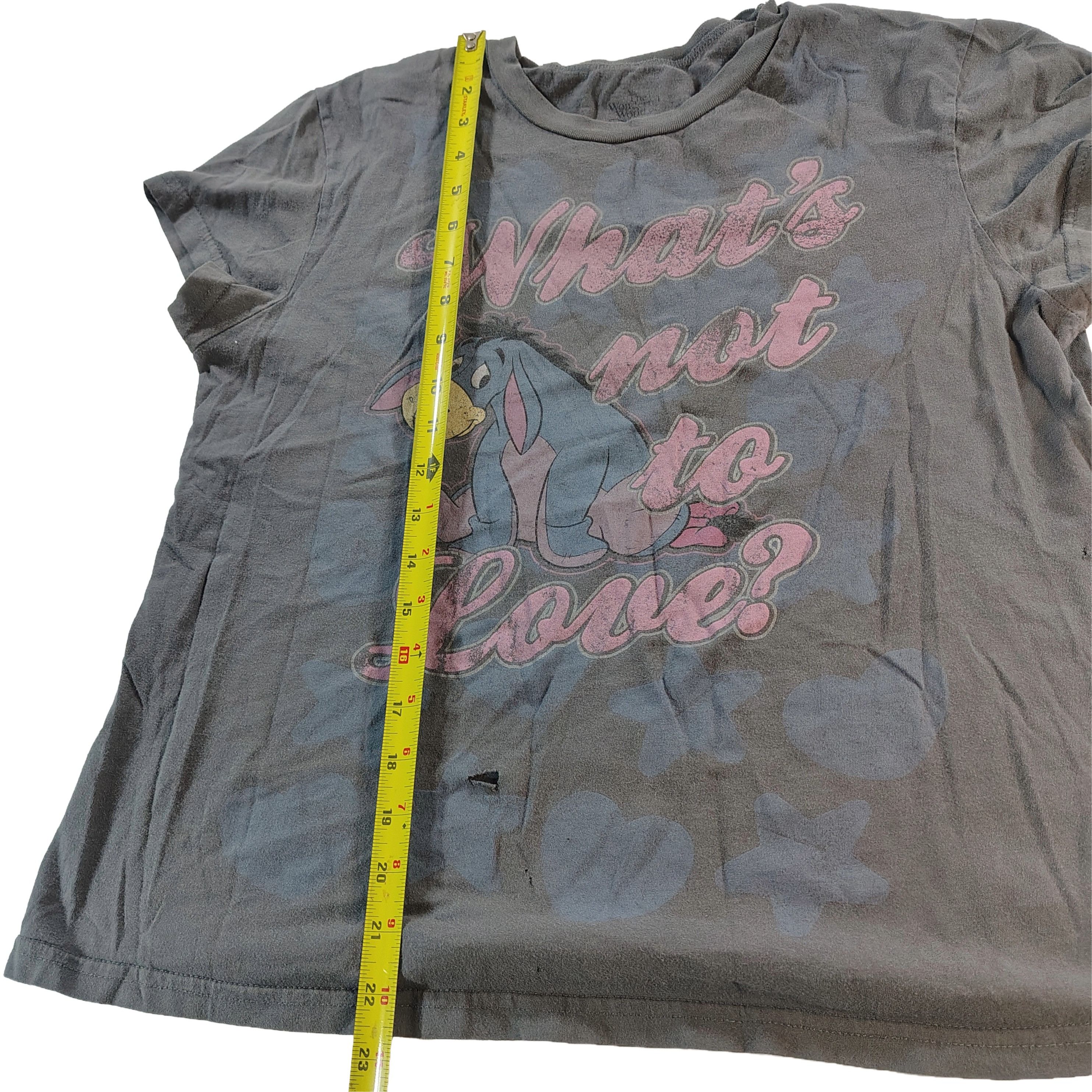 Disney Women's XXL Eeyore "What's Not To Love" Graphic T-Shirt Size XXL / US 16-18 / IT 52-54 - 4 Thumbnail