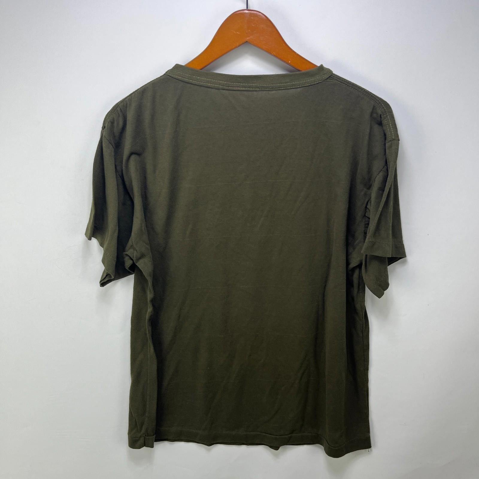 Vintage Vintage 90s Olive Blank Single Stitch Undershirt XL Size US XL / EU 56 / 4 - 8 Thumbnail