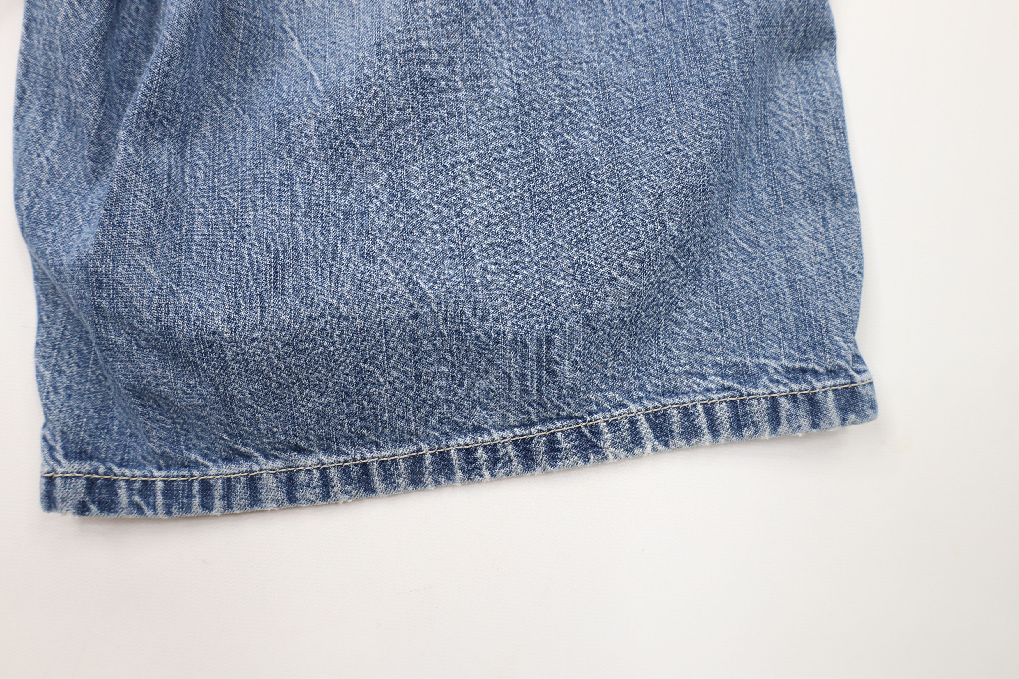 Levi's × Vintage Vintage Y2K Levis Baggy Carpenter Worker Denim Shorts Jorts Size US 33 - 12 Thumbnail