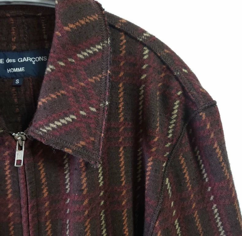 Comme des Garcons Comme des Garcons Wool check zipper coat Size US S / EU 44-46 / 1 - 3 Thumbnail