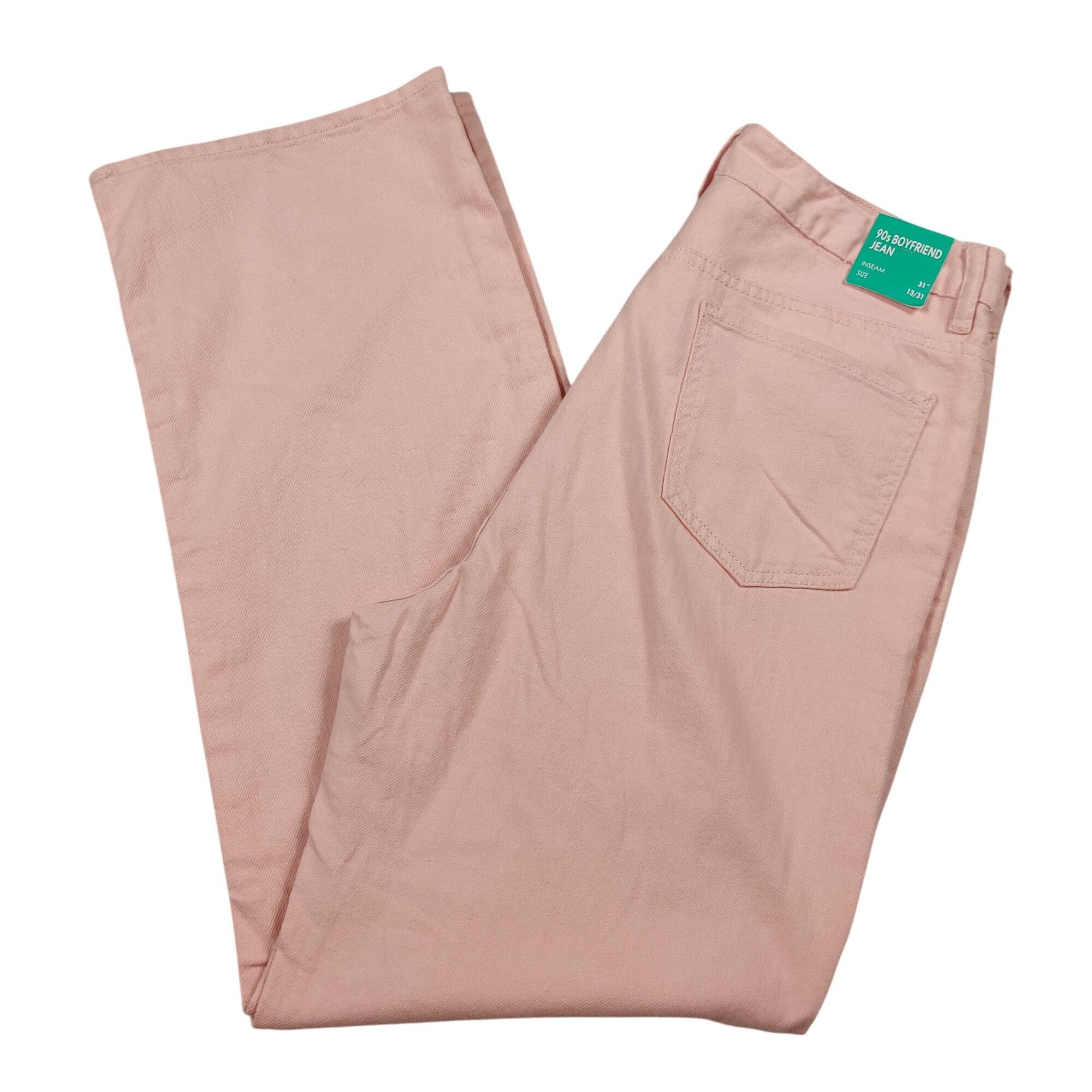 Other S.O.N.G Retro 90s Boyfriend Jeans 13 Pink Straight Denim Bar Size 31" - 10 Thumbnail