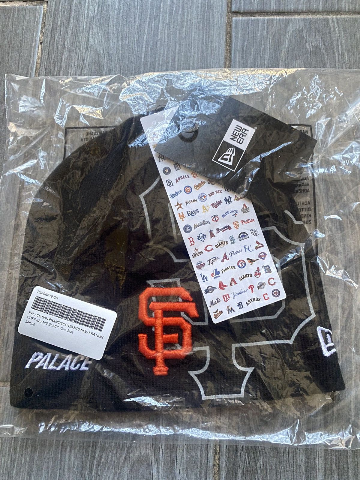 Palace Palace San Francisco Giants New Era Nein Cuff Beanie Black Size ONE SIZE - 1 Thumbnail