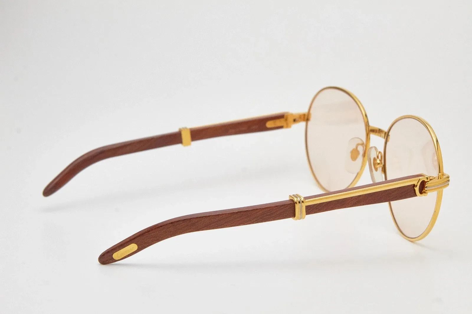 Cartier Sunglasses Cartier Bagatelle Bubinga Wood Size ONE SIZE - 17 Thumbnail