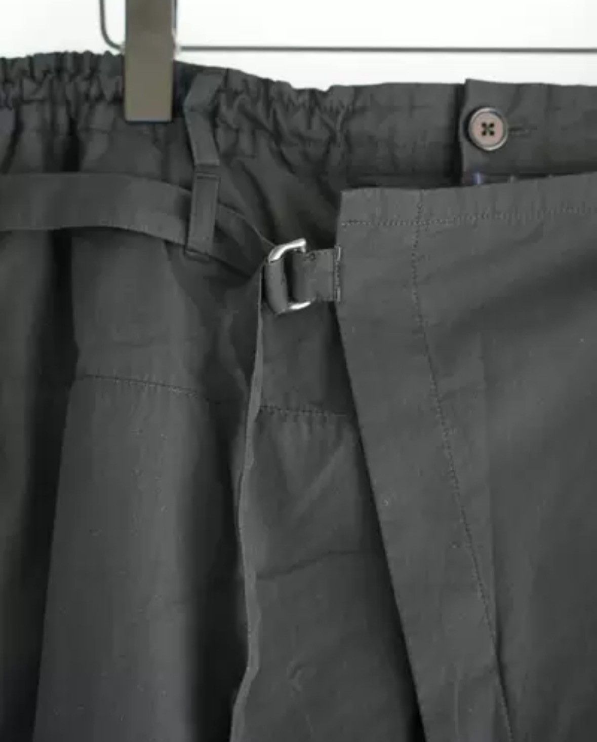 Yohji Yamamoto Yohji Yamamoto blue and black striped fabric skirt pants Size US 32 / EU 48 - 4 Thumbnail