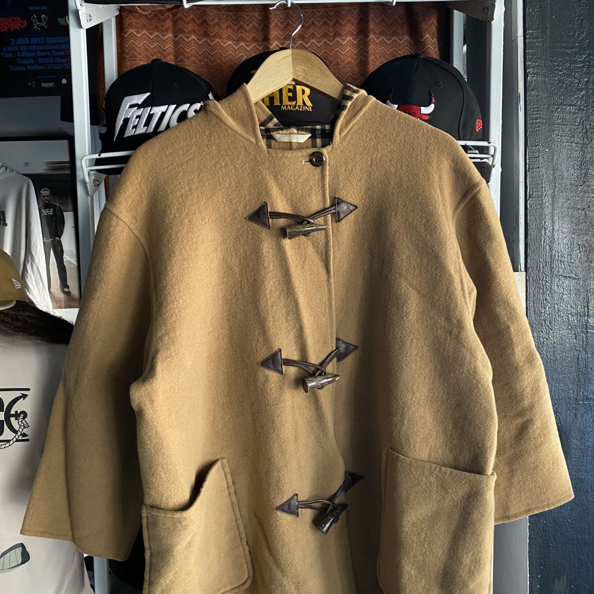 Burberry Prorsum Vintage Burberrys Prorsum Wool & Cashmere Coat Nova Check Size US L / EU 52-54 / 3 - 4 Thumbnail