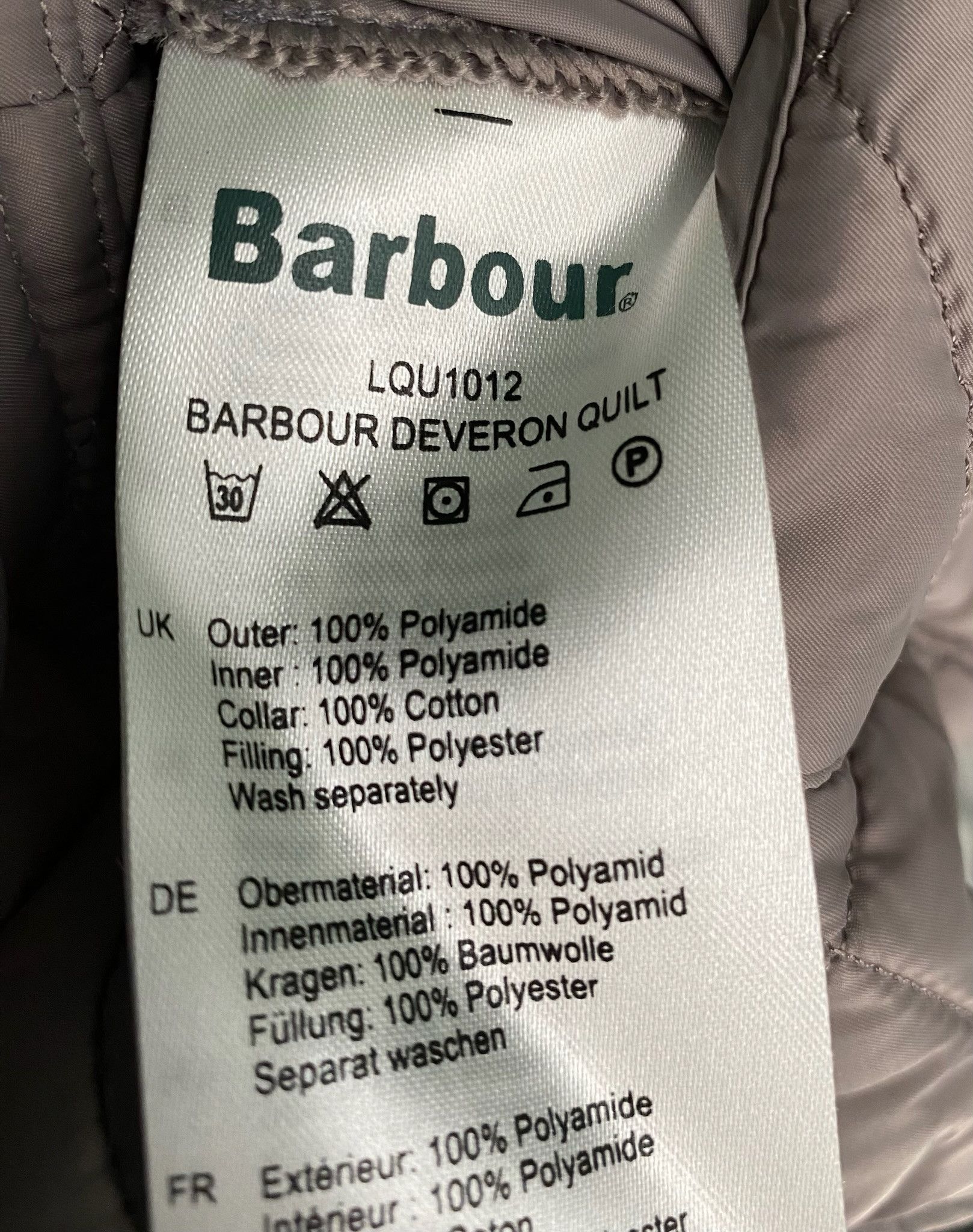 Barbour Barbour Original Tartan Deveron Quilted Grey Jacket 10 Size L / US 10 / IT 46 - 8 Thumbnail