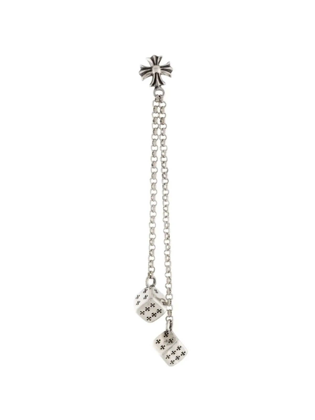Chrome Hearts CHROME HEARTS CH Plus Post Dice Left Side Earring Size ONE SIZE - 1 Thumbnail