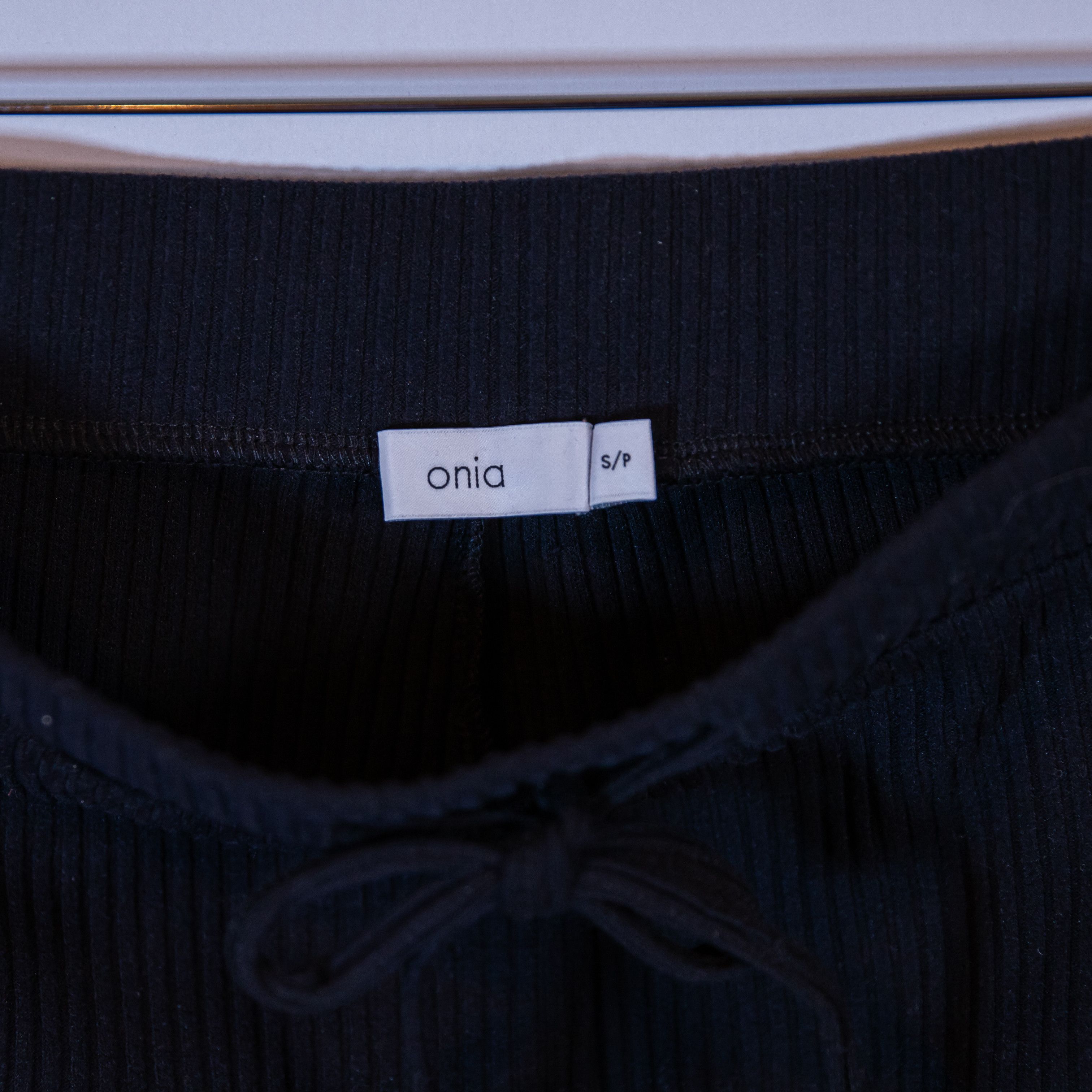 Onia Onia Lounge Cotton Ribbed Knit Stretch Mid Size 27" / US 4 / IT 40 - 2 Thumbnail