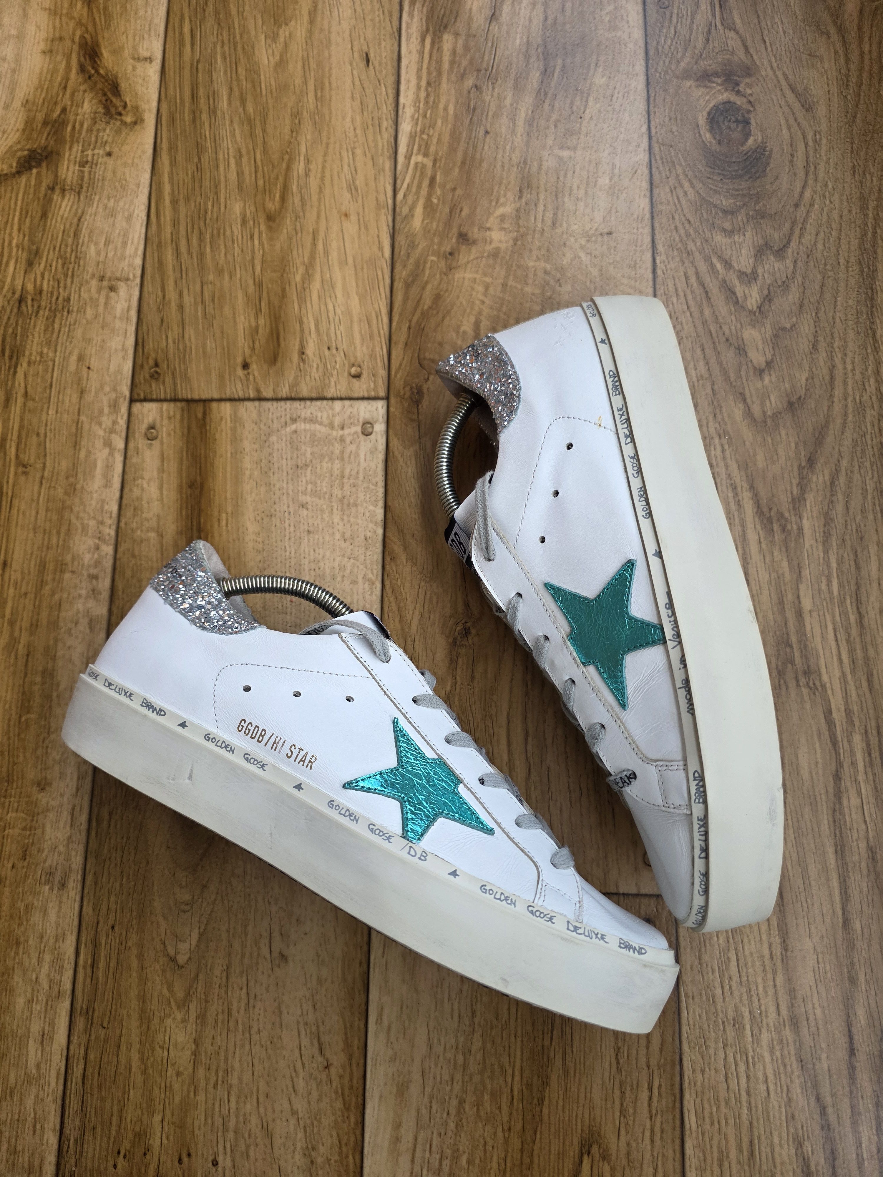 Golden Goose Golden Goose HI STAR Deluxe Brand Size US 10 / IT 40 - 4 Thumbnail