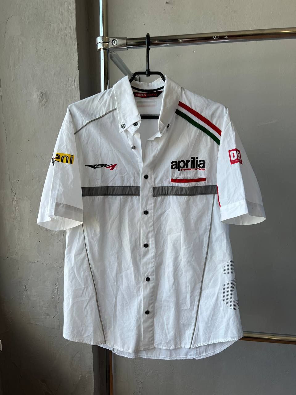 ICON Motorsports APRILIA ITALY RACING TEAM RSV4 OFFICIAL MERCHANDISE SHIRT M Size US M / EU 48-50 / 2 - 2 Thumbnail