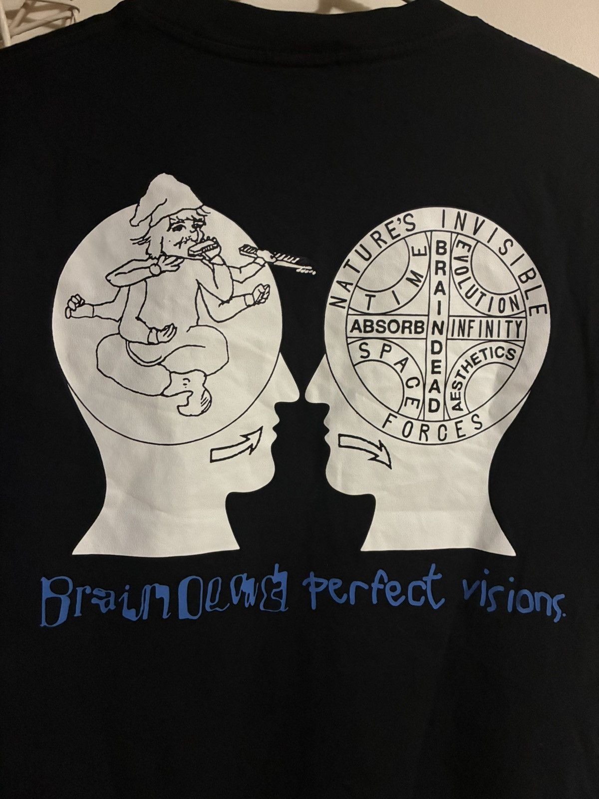 Brain Dead Brain Dead "Perfect Visions" Graphic T-Shirt - Black Size US S / EU 44-46 / 1 - 4 Thumbnail
