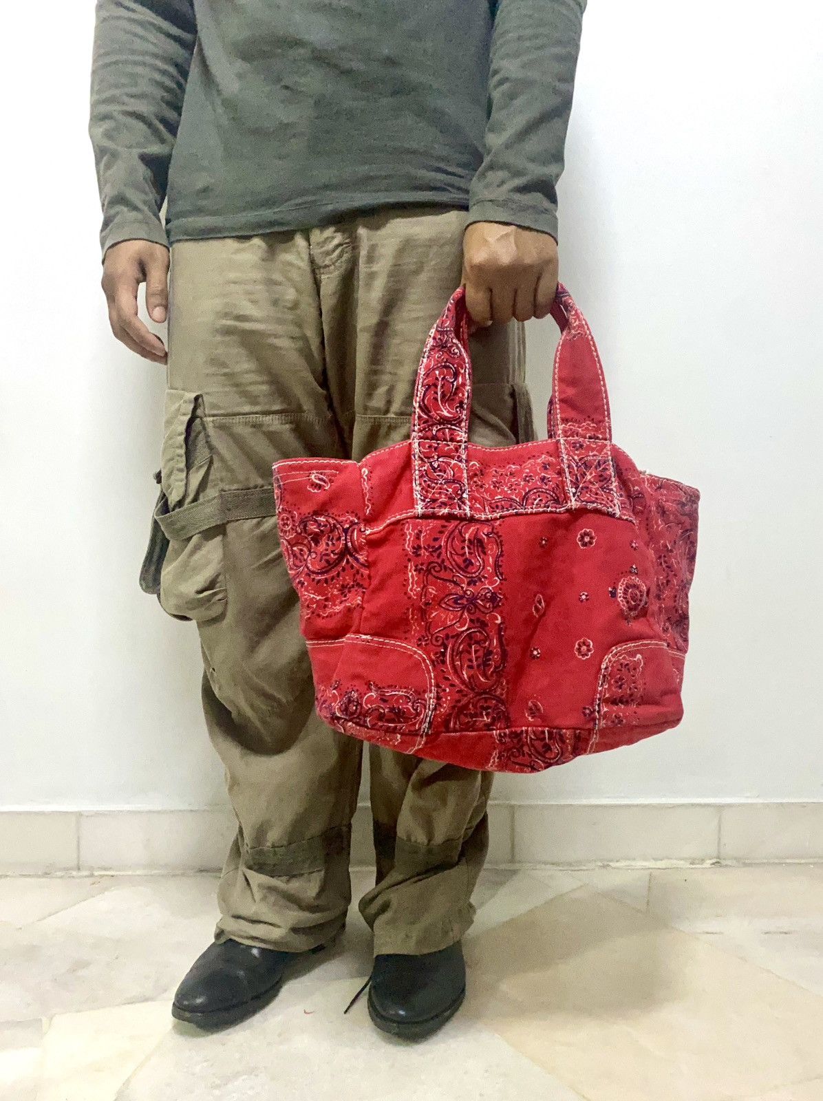 45rpm 45rpm Paisley Tote bag kiro hirata(KAPITAL) era Size ONE SIZE - 10 Thumbnail