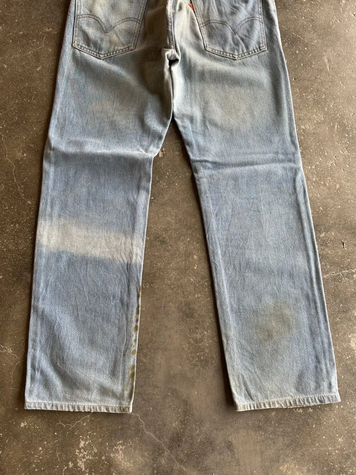Levi's SEND OFFER🍁VINTAGE LEVI’S ORANGE TAB RUSTY DIRTY DENIM PANT Size US 30 / EU 46 - 15 Thumbnail
