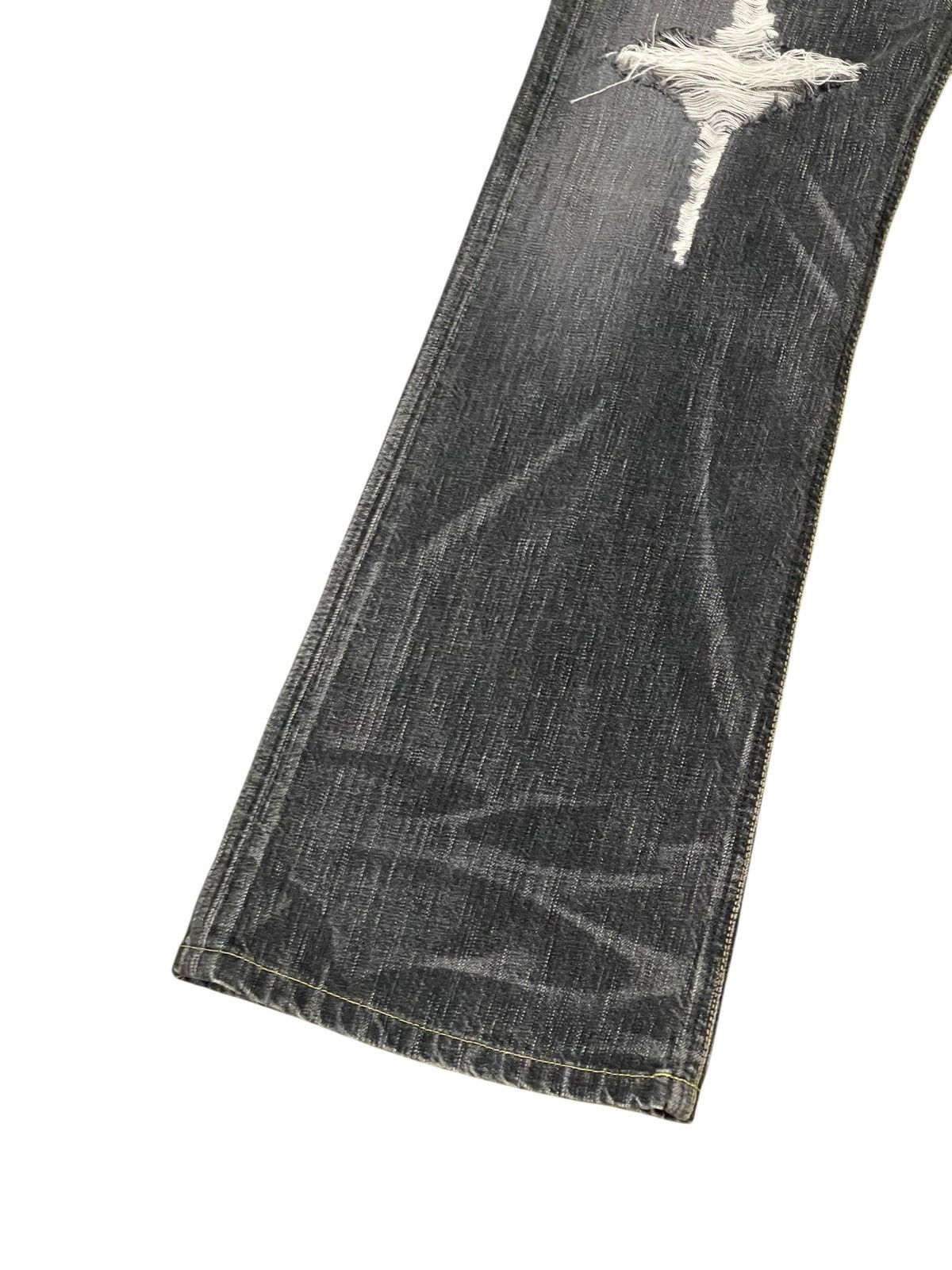 Edwin Flare Jeans Edwin 503 Japan Faded Distress Boot Cut 2🟦1 Size US 32 / EU 48 - 5 Thumbnail