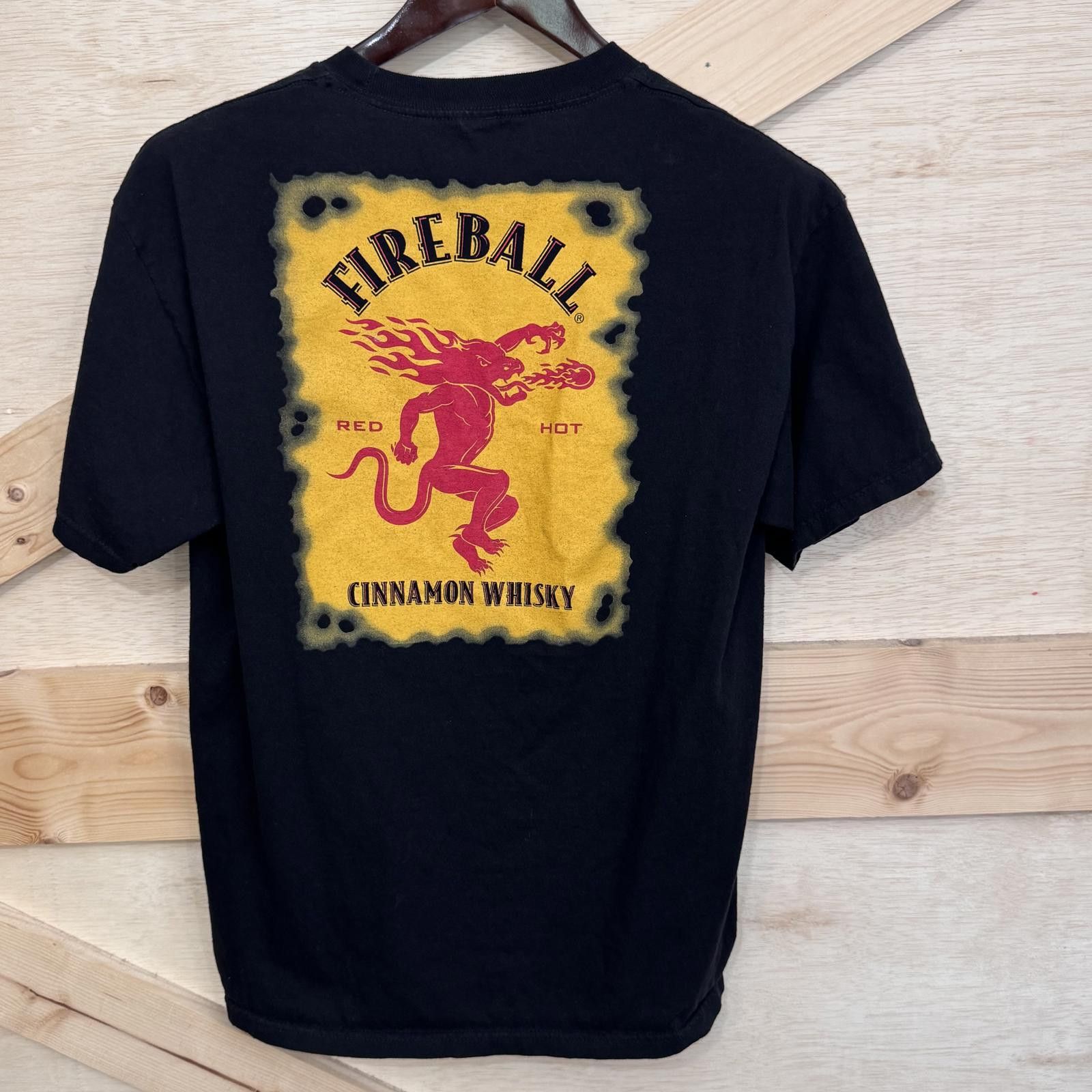 Designer Fireball Cinnamon Whiskey Women's Large T-shirt Short Sleeve Size L / US 10 / IT 46 - 1 Thumbnail