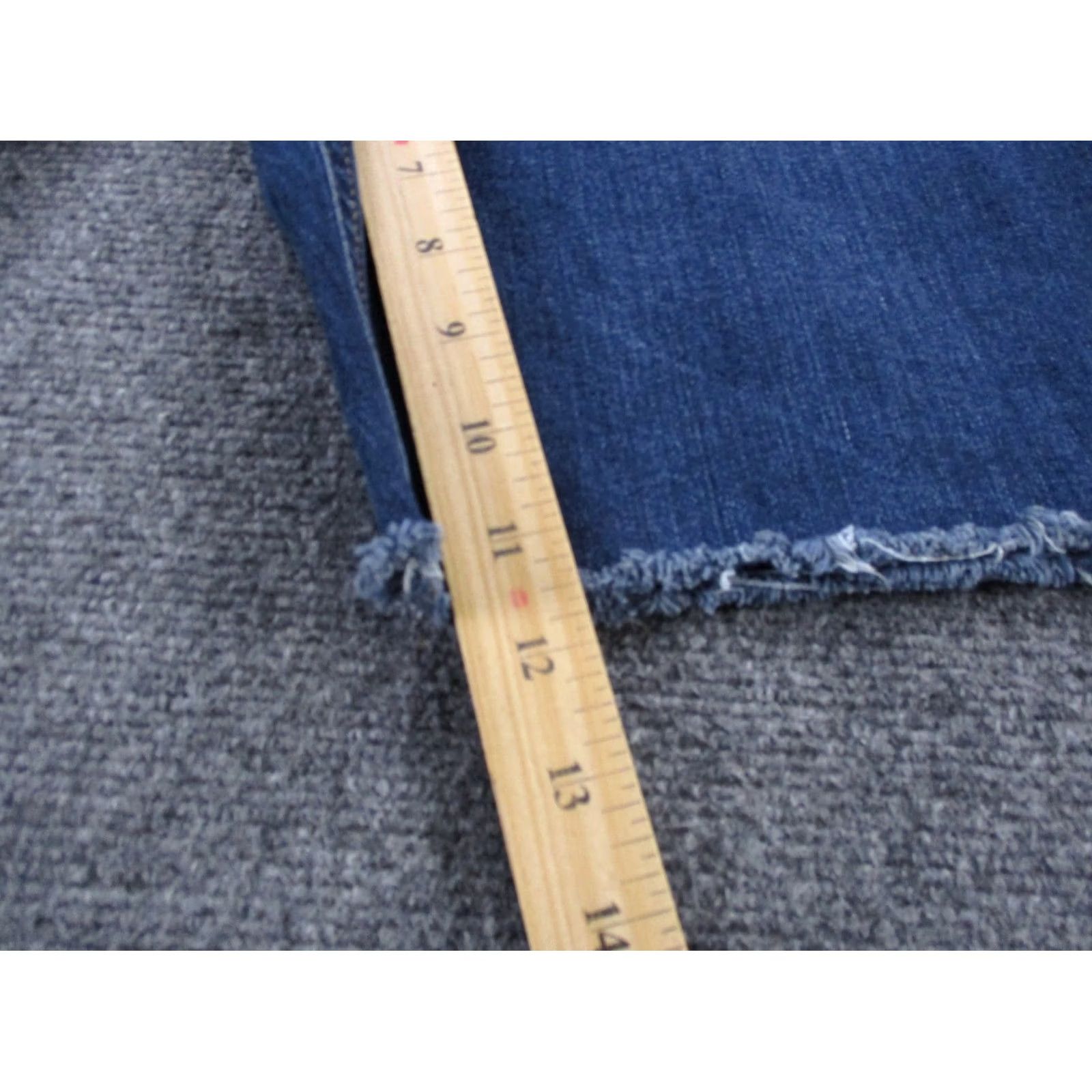 Tecovas Tecovas Shorts Mens 36 Blue Denim Slim Jean Jorts Cutoff Bermuda Casual Size US 36 / EU 52 - 4 Thumbnail