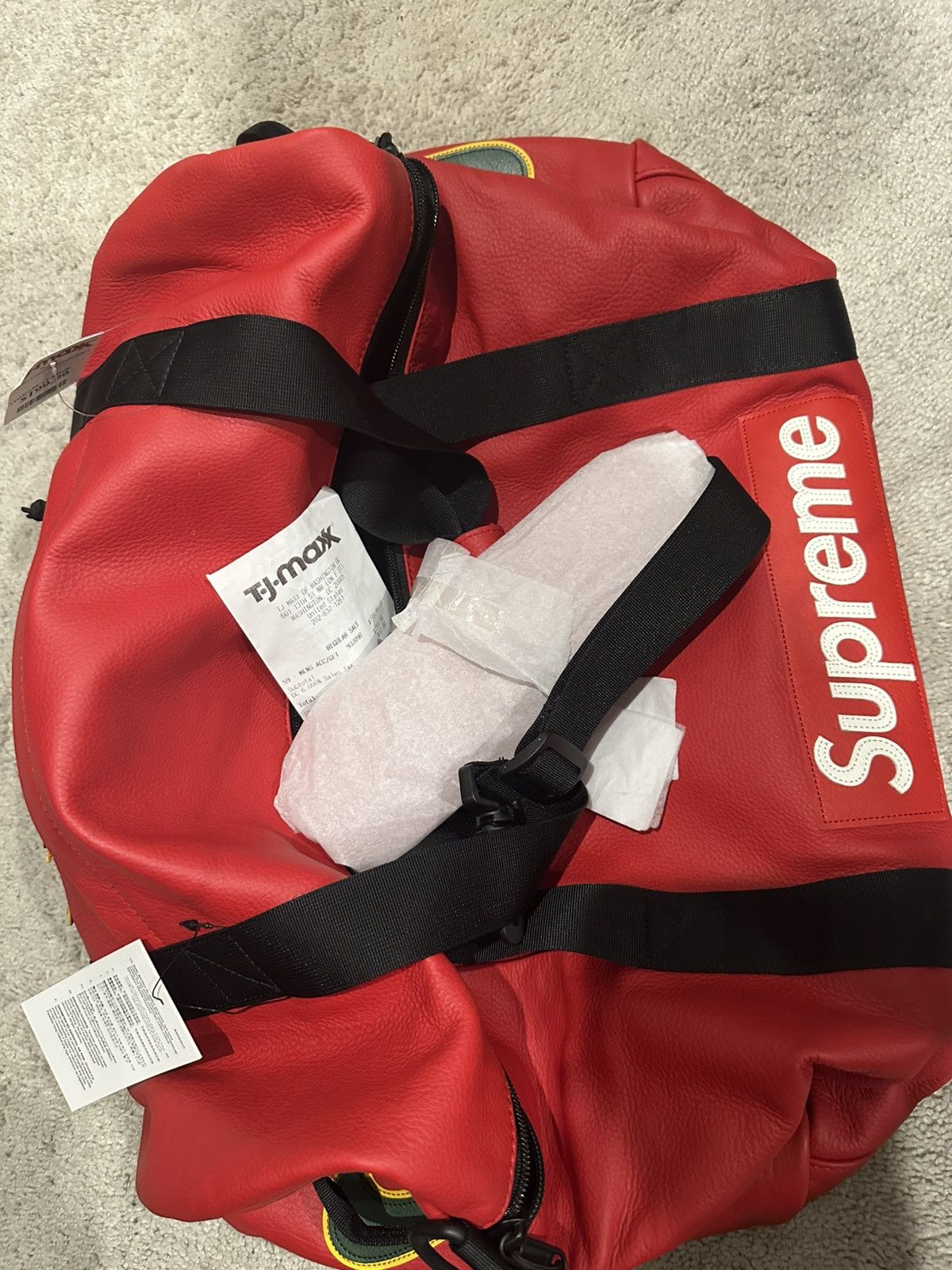 Nike Nike x Supreme leather duffle bag Size ONE SIZE - 2 Thumbnail