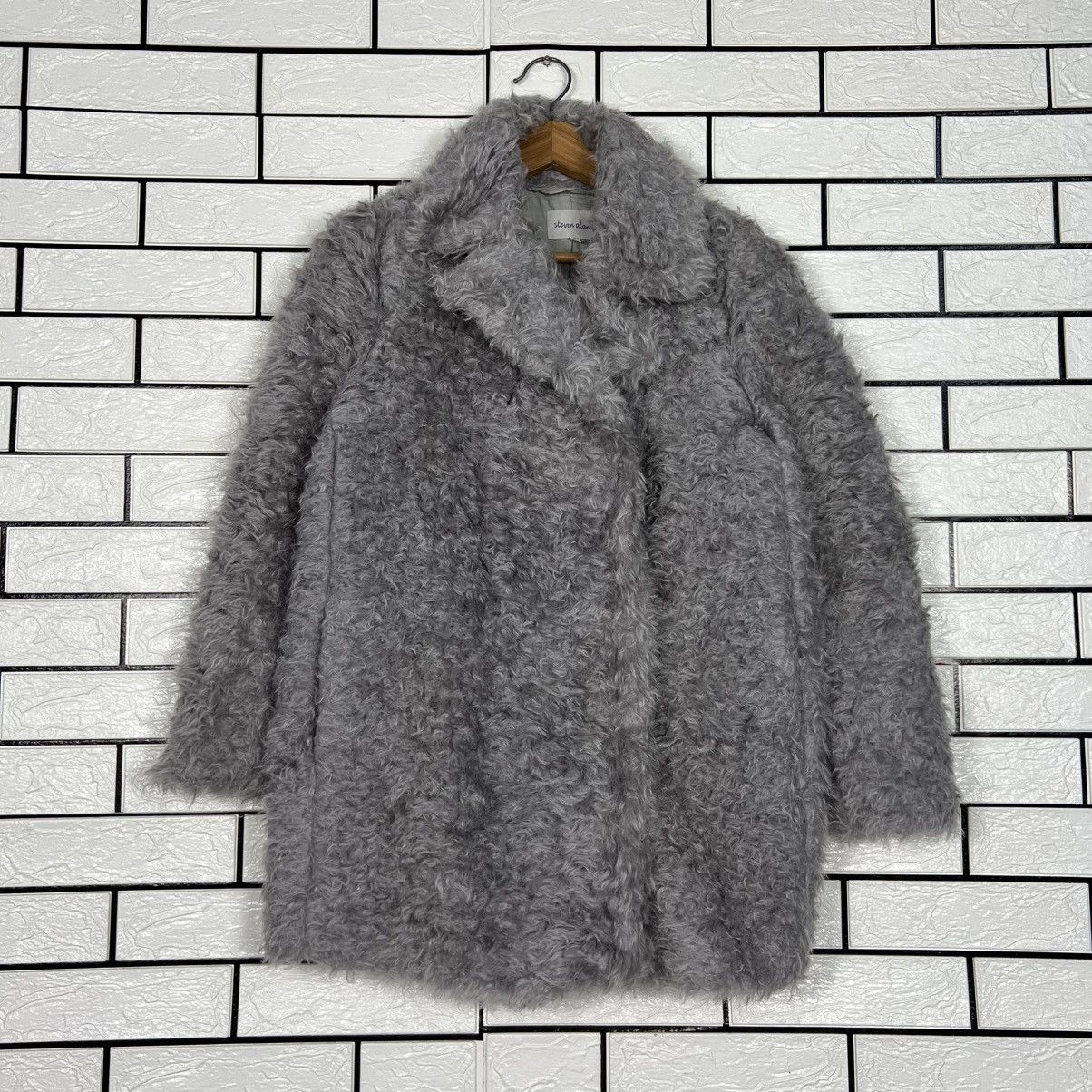 Steven Alan STEVEN ALAN Mohair Double Breasted Coat #4136-C188 Size M / US 6-8 / IT 42-44 - 1 Thumbnail
