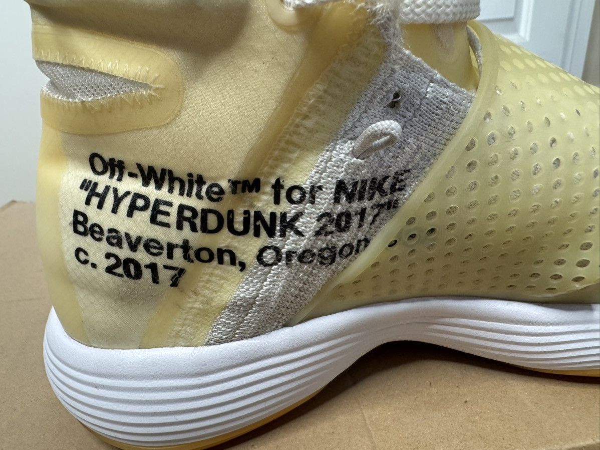 Off-White Nike React Hyperdunk 2017 Flyknit x Off White Size US 12 / EU 45 - 7 Thumbnail