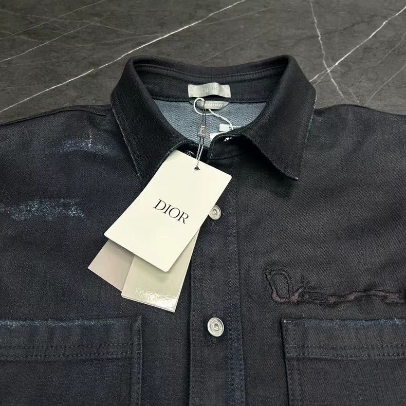 Dior New Dior Denim Jacket Collaboration 39 Size-2506 Size US M / EU 48-50 / 2 - 5 Thumbnail