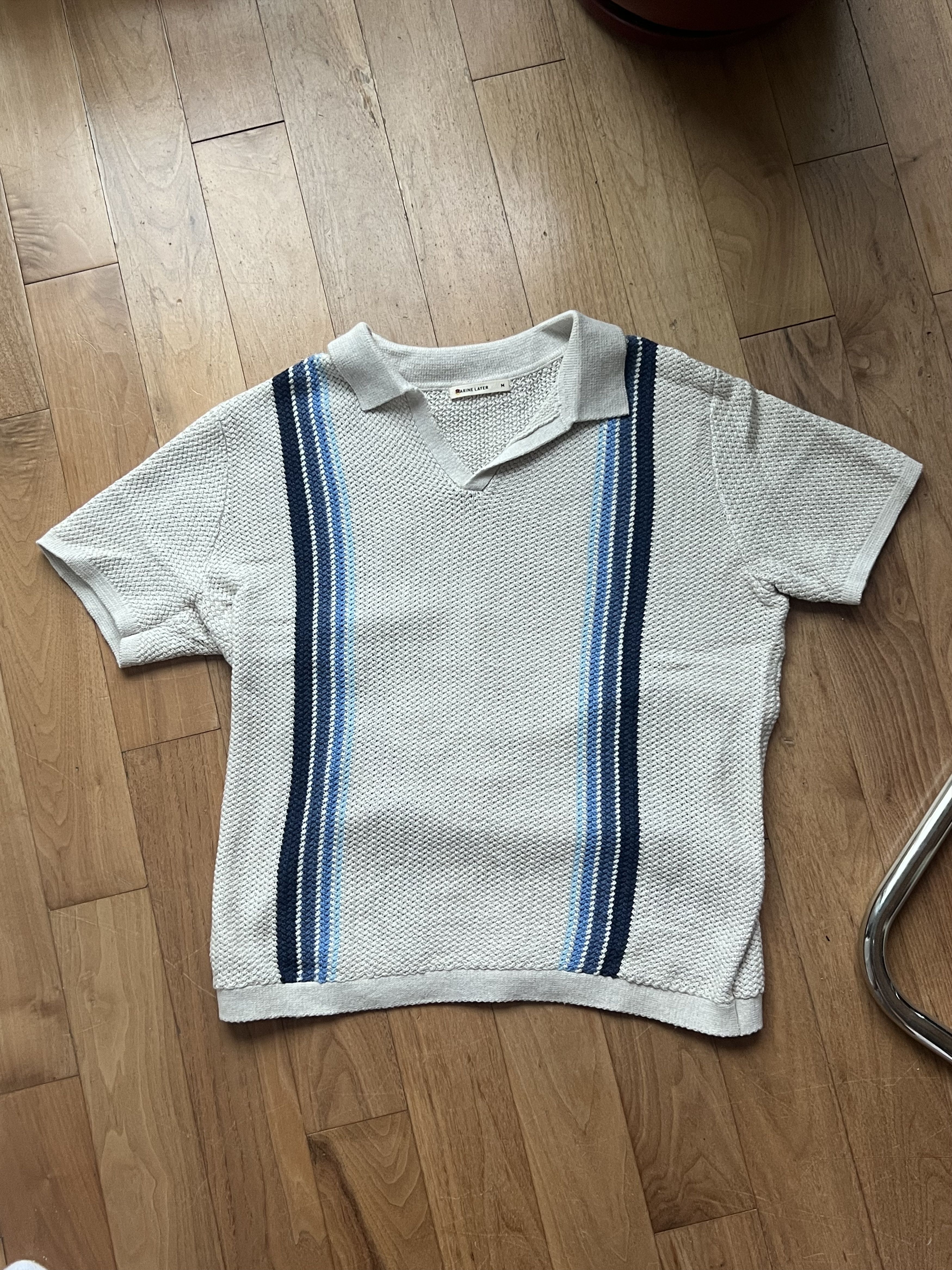 Marine Layer Marine Layer Knitted Polo Size US M / EU 48-50 / 2 - 1 Preview
