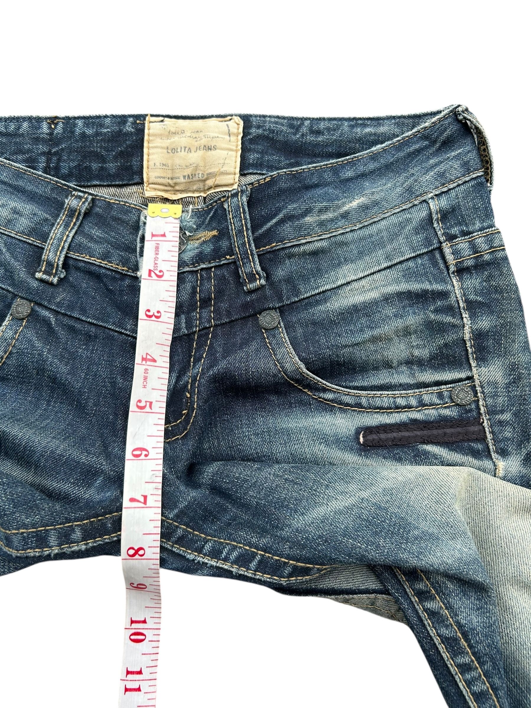 Japanese Brand × Kapital × Vintage Flare Lolita Male Japanese Punk Bondage Denim Jeans Size US 29 - 17 Thumbnail