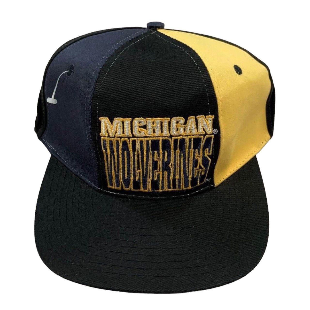 NCAA Vintage University Of Michigan Wolverines Snapback Hat Size ONE SIZE - 1 Thumbnail